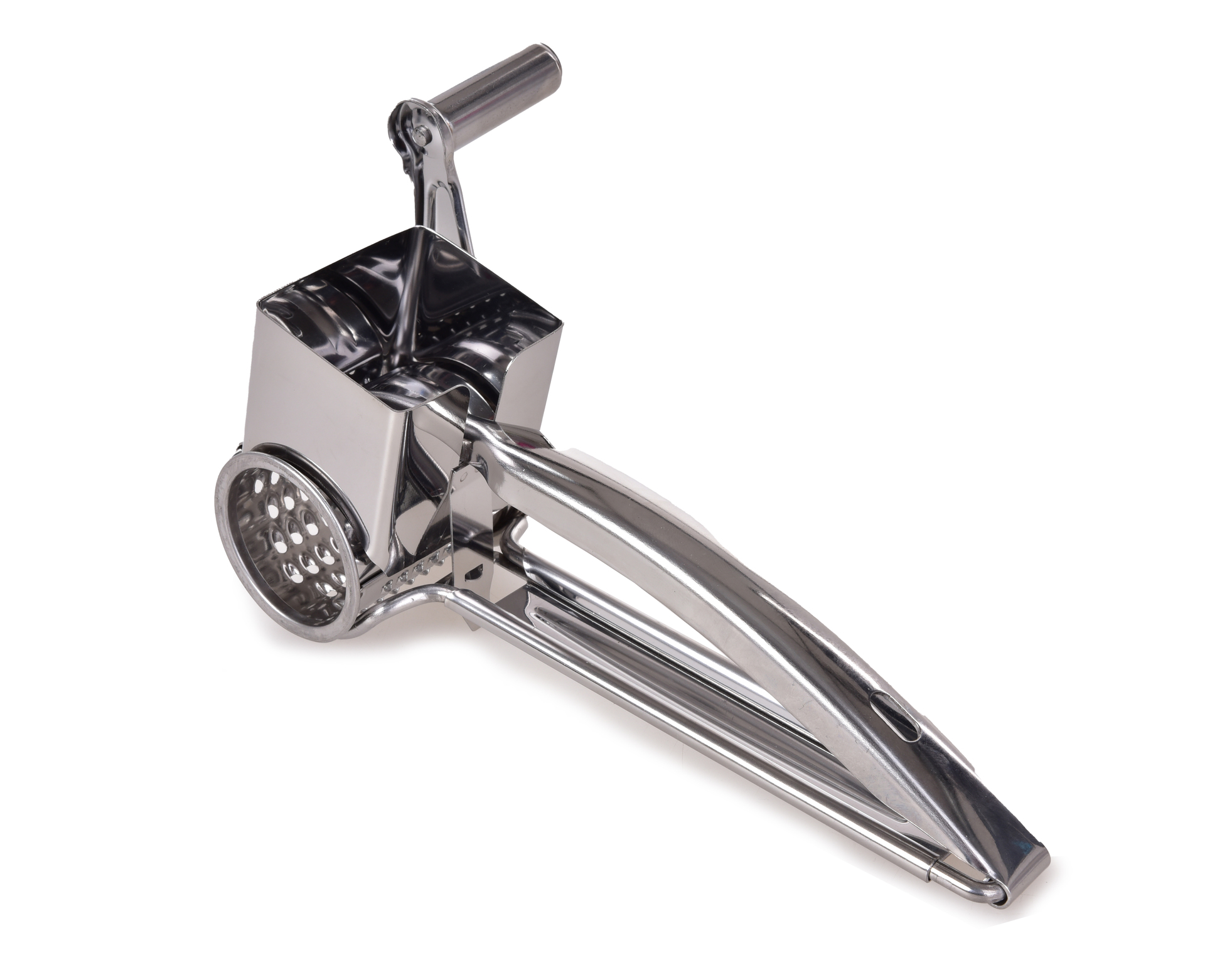 GOURMET nerezové ručné rotačné strúhadlo s kľukou