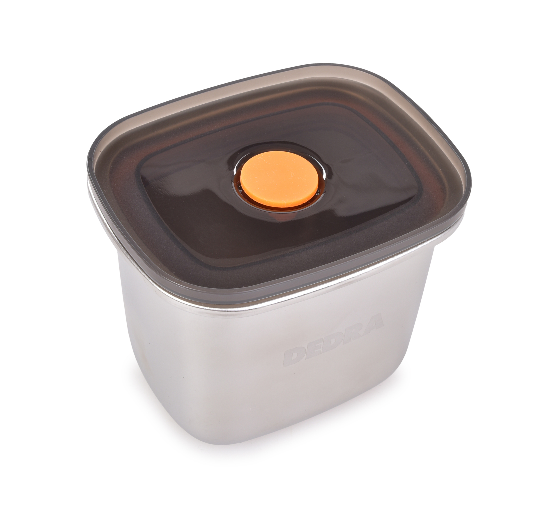 GOURMET nerezová dóza na potraviny 550 ml so silikónovým tesnením a ventilom