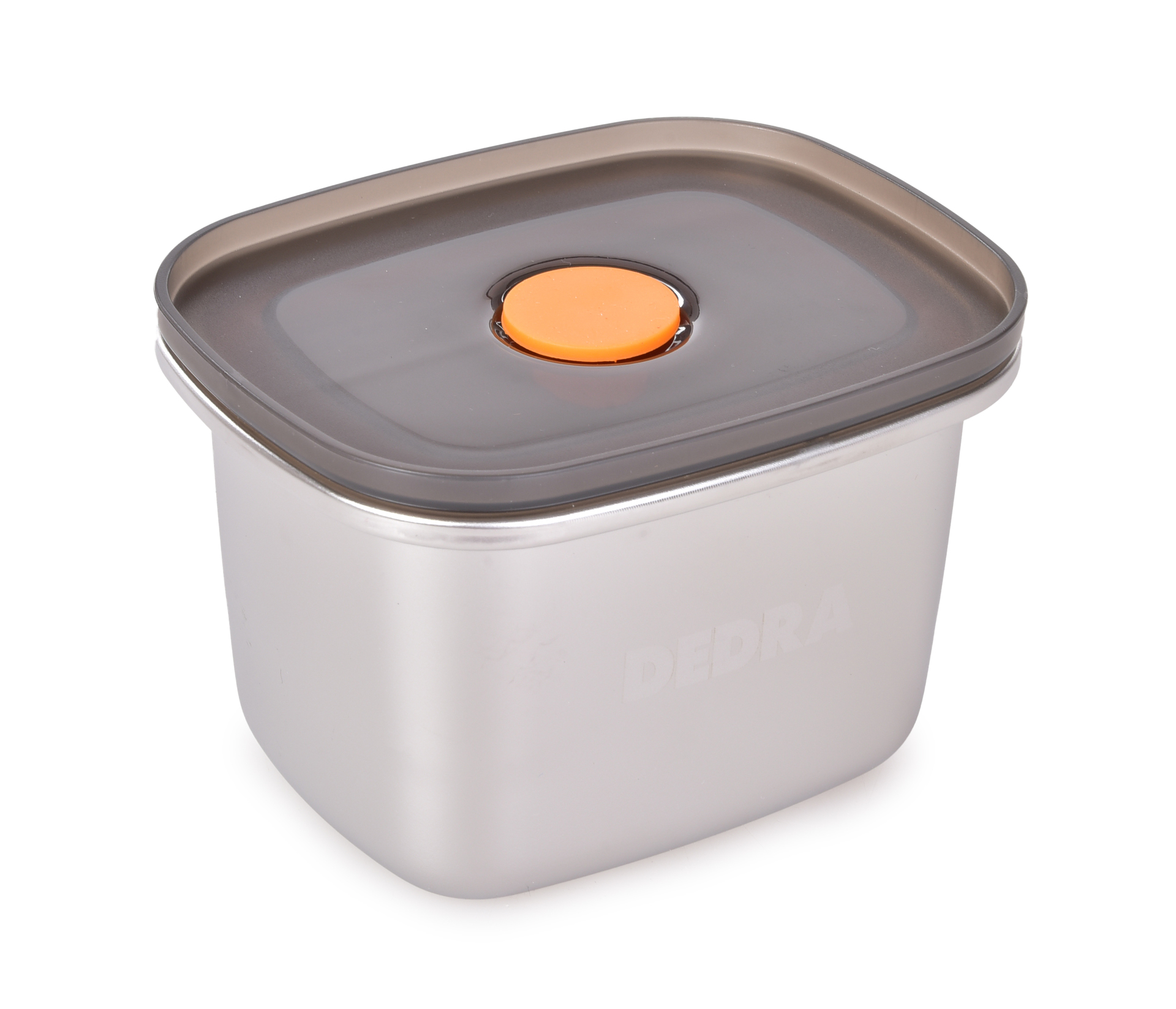 GOURMET nerezová dóza na potraviny 450 ml so silikónovým tesnením a ventilom