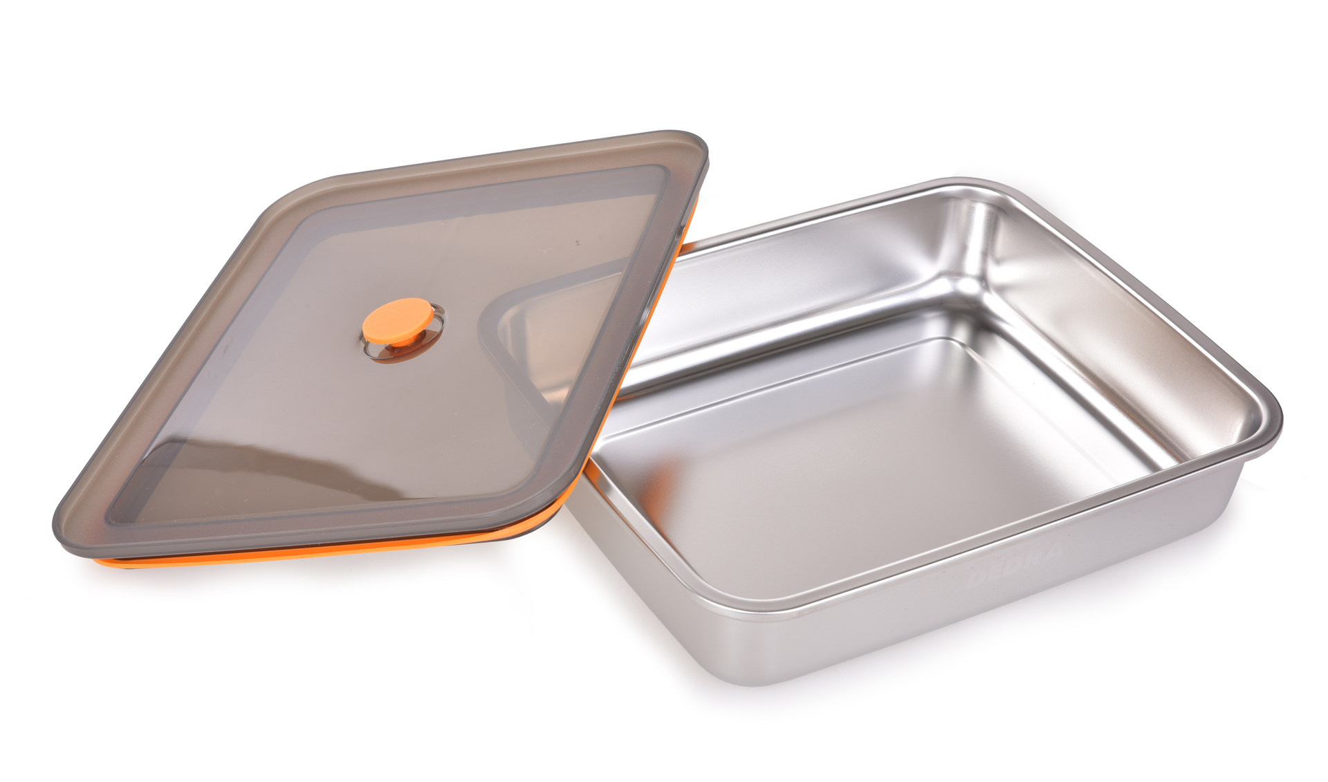 GOURMET nerezová dóza na potraviny 1,6 L so silikónovým tesnením a ventilom