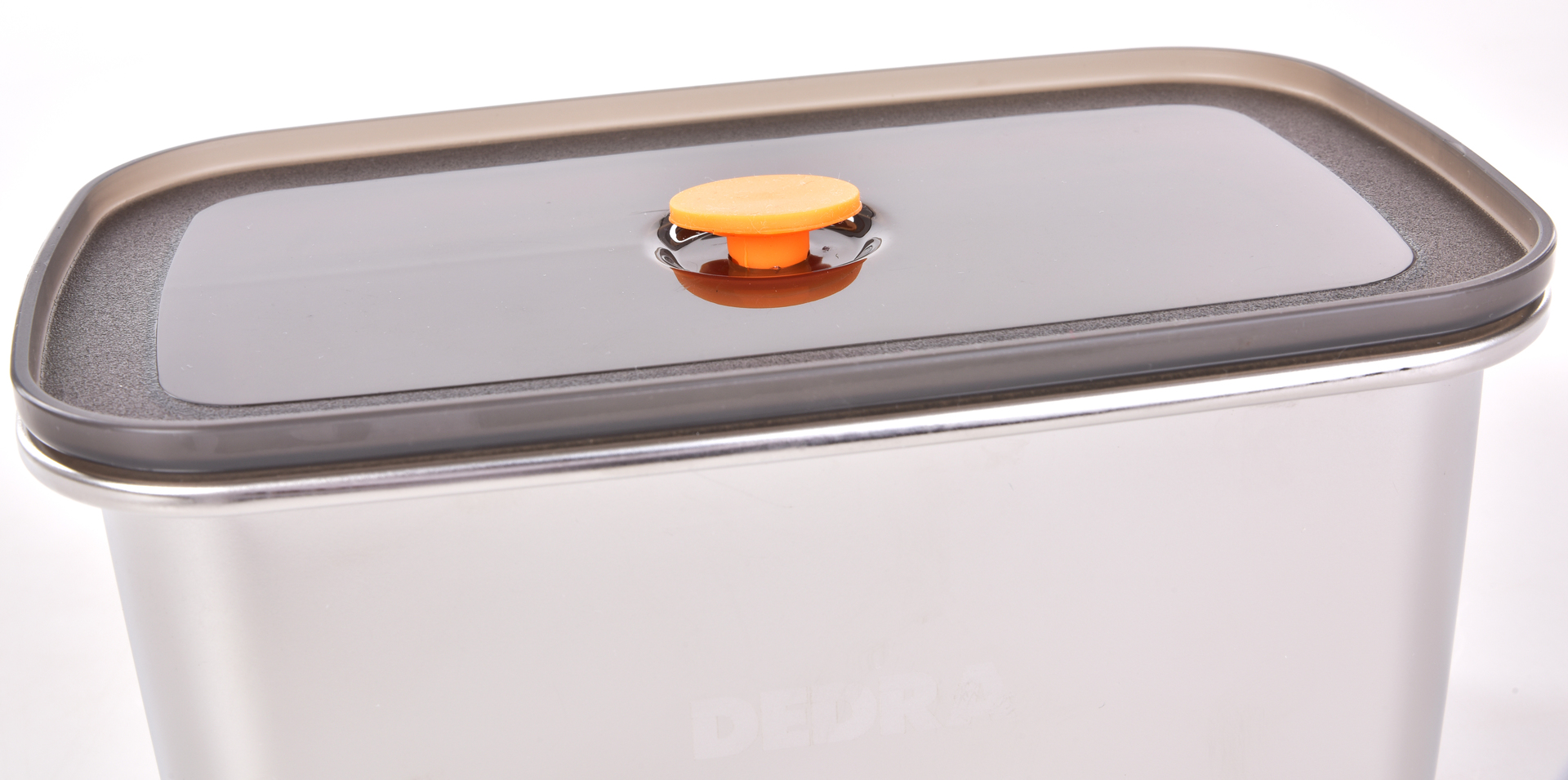 GOURMET nerezová dóza na potraviny 1,3 L so silikónovým tesnením a ventilom