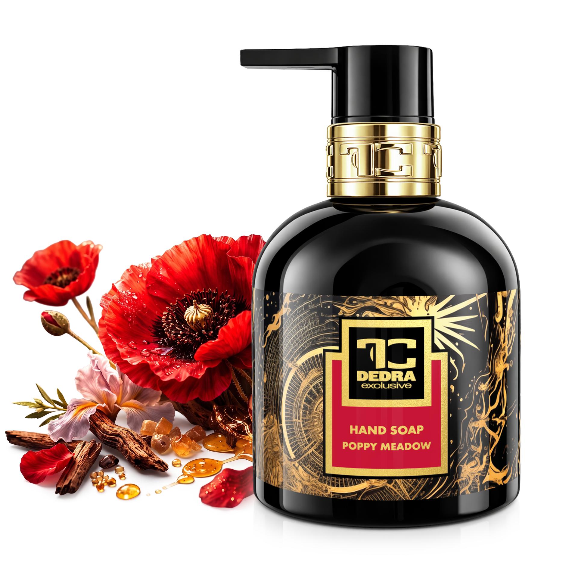 POPPY MEADOW | exkluzivní šetrné tekuté mýdlo s glycerinem & Aloe vera | 320 ml