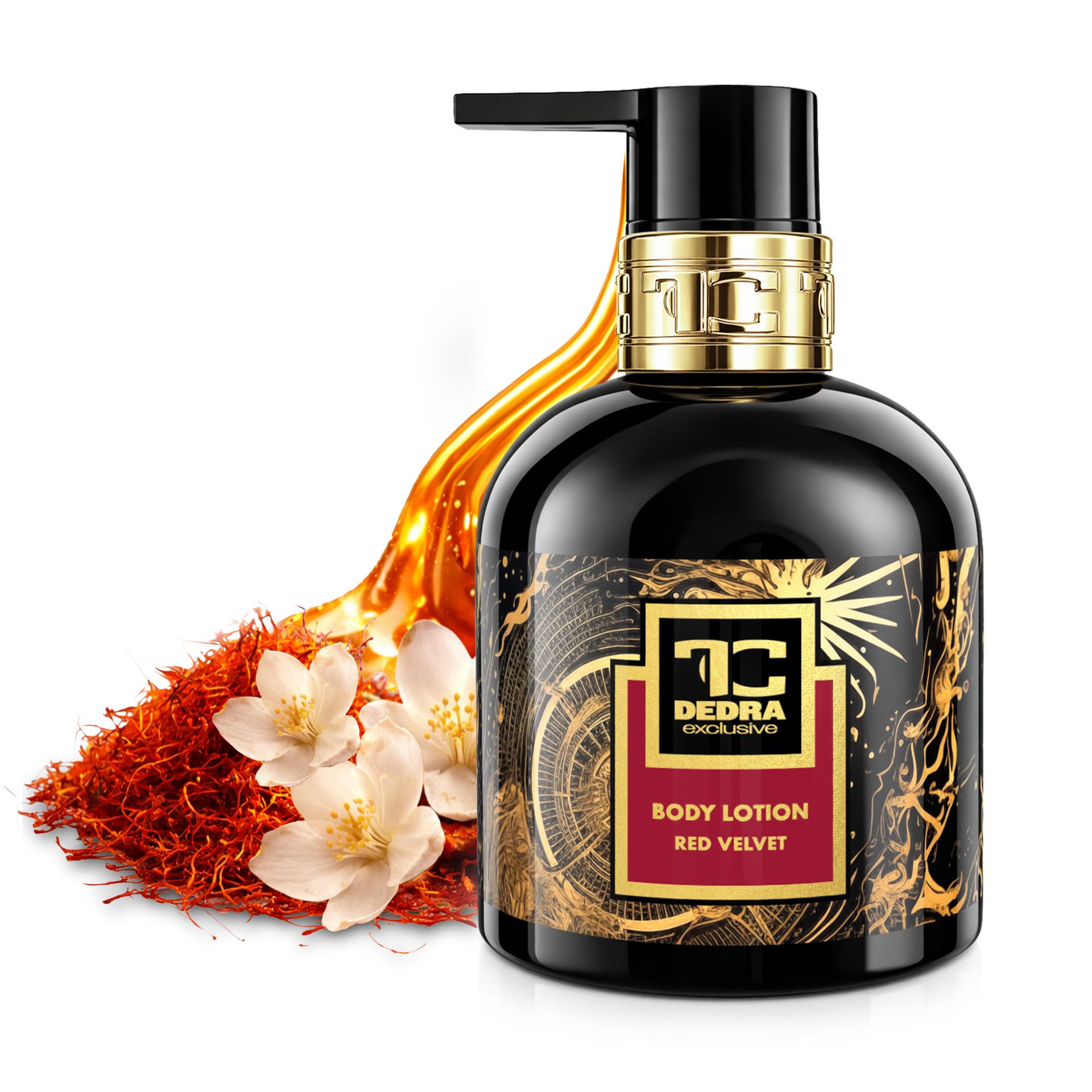 Levně RED VELVET | zvláčňující tělové mléko s mandlovým olejem | 320 ml