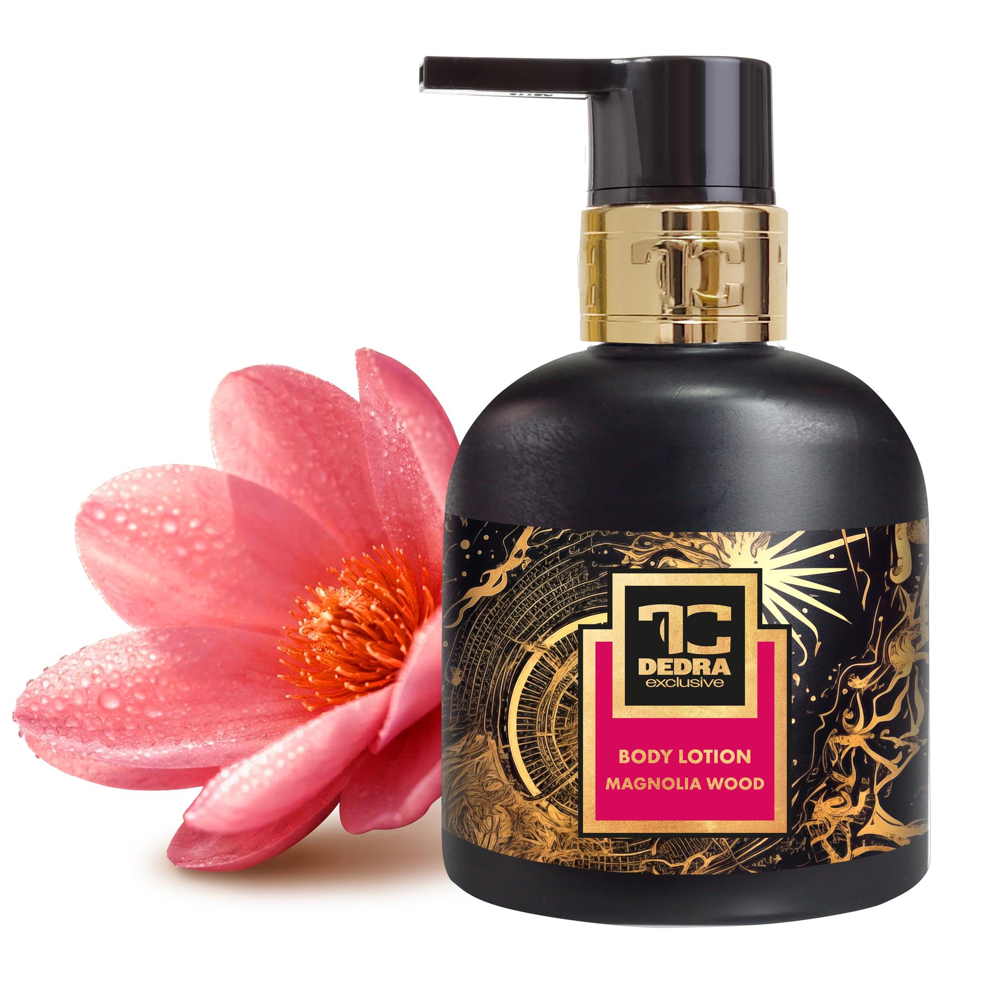 Levně MAGNOLIA WOOD | zvláčňující tělové mléko s mandlovým olejem | 320 ml