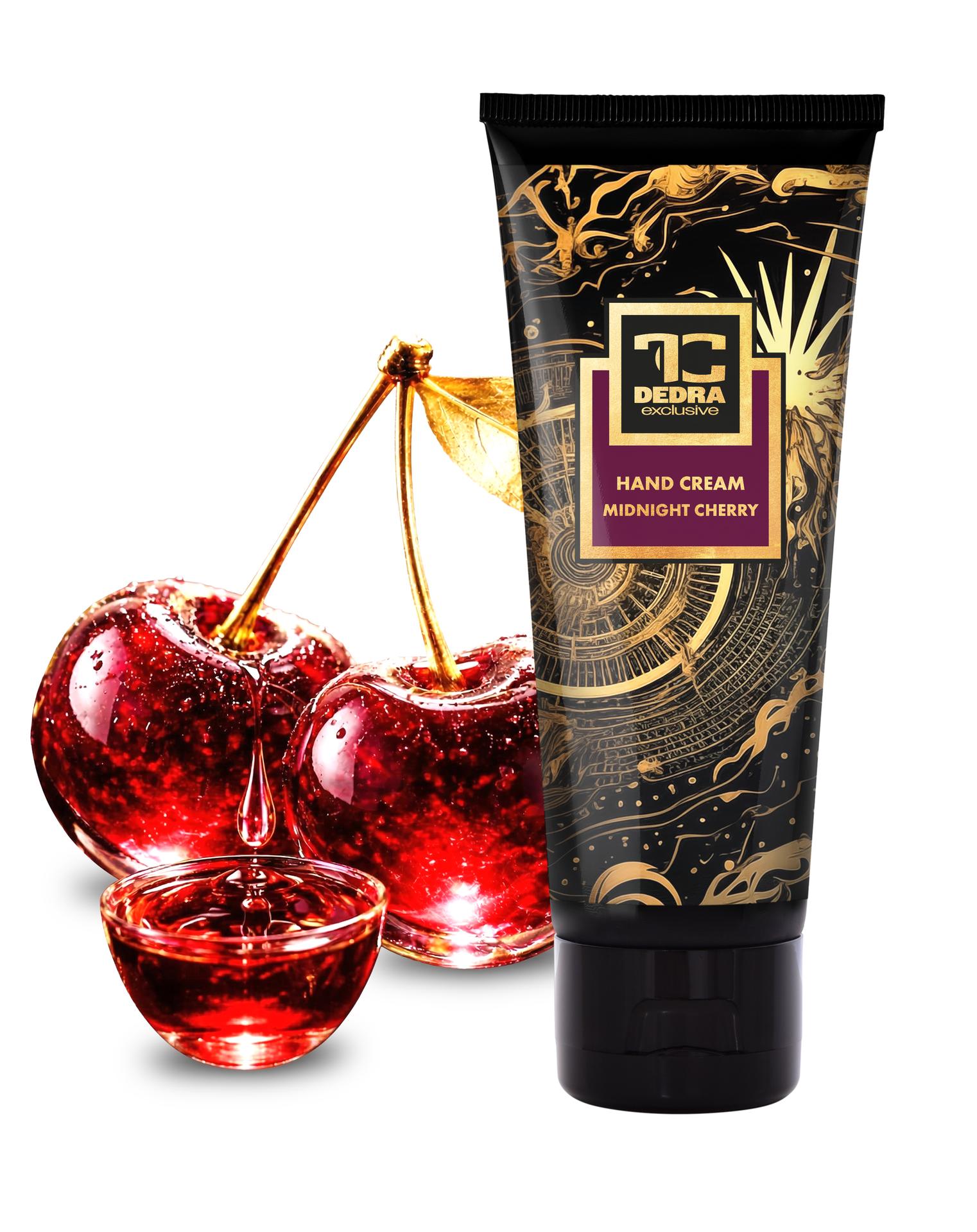 Levně MIDNIGHT CHERRY | krém na ruce s mandlovým olejem & pšeničnými klíčky | 75 ml