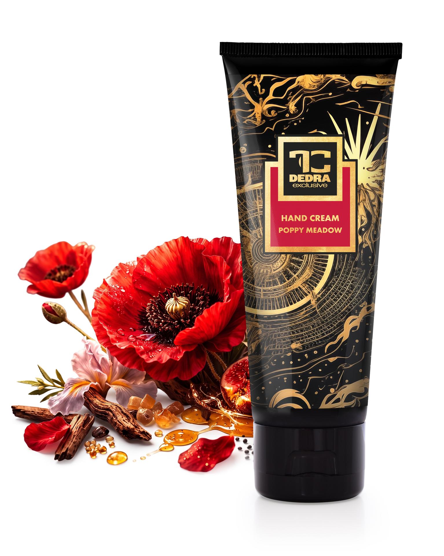POPPY MEADOW | krém na ruce s mandlovým olejem & pšeničnými klíčky | 75 ml