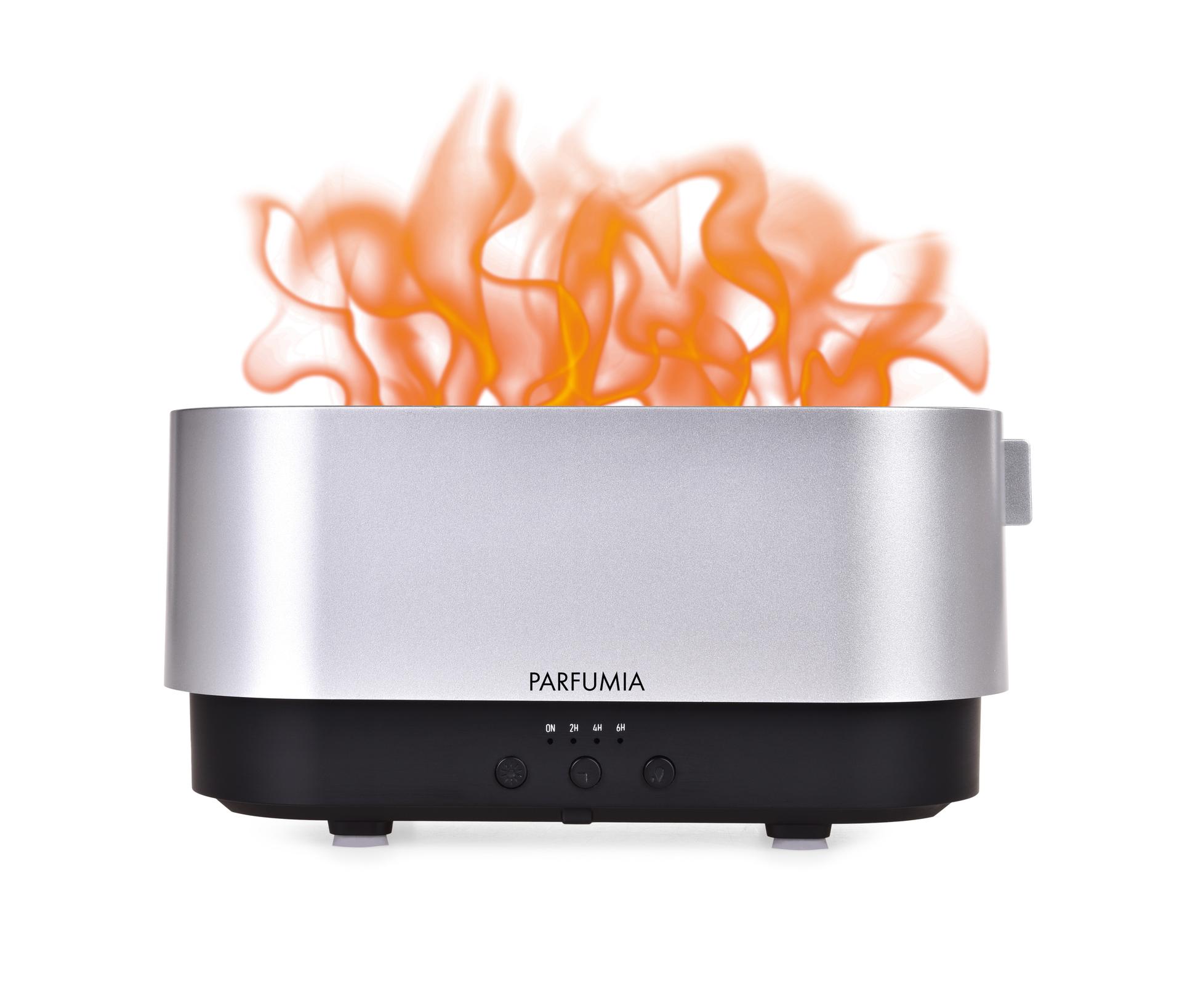 AROMIQA FLAME sonický aromadifuzér s osvetlením meniacim farby a časovačom