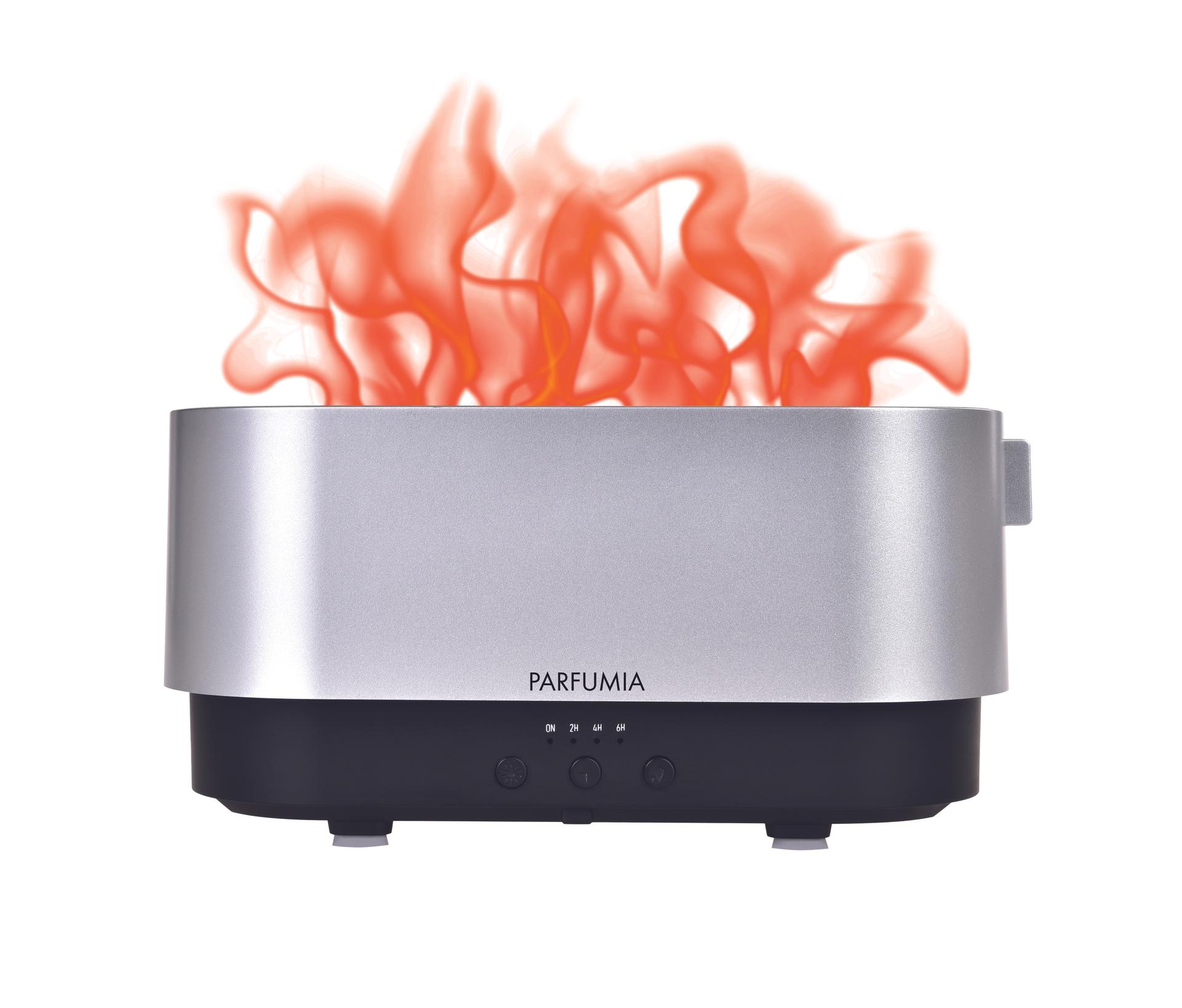 AROMIQA FLAME sonický aromadifuzér s osvetlením meniacim farby a časovačom