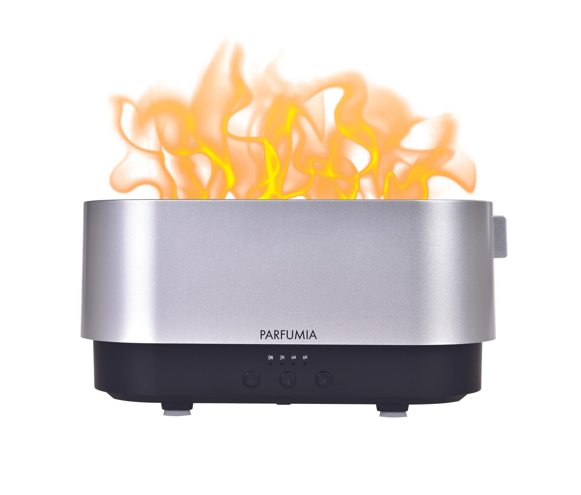 AROMIQA FLAME sonický aromadifuzér s osvetlením meniacim farby a časovačom