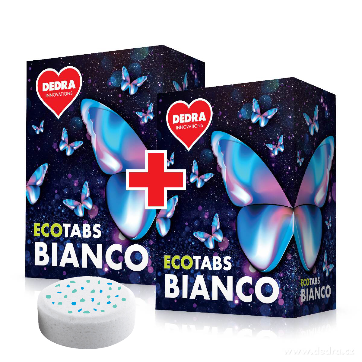 Levně 2× BIANCO | Tablety na bílé prádlo | aktivní bělení & enzymy | ECOTABS | 52 praní