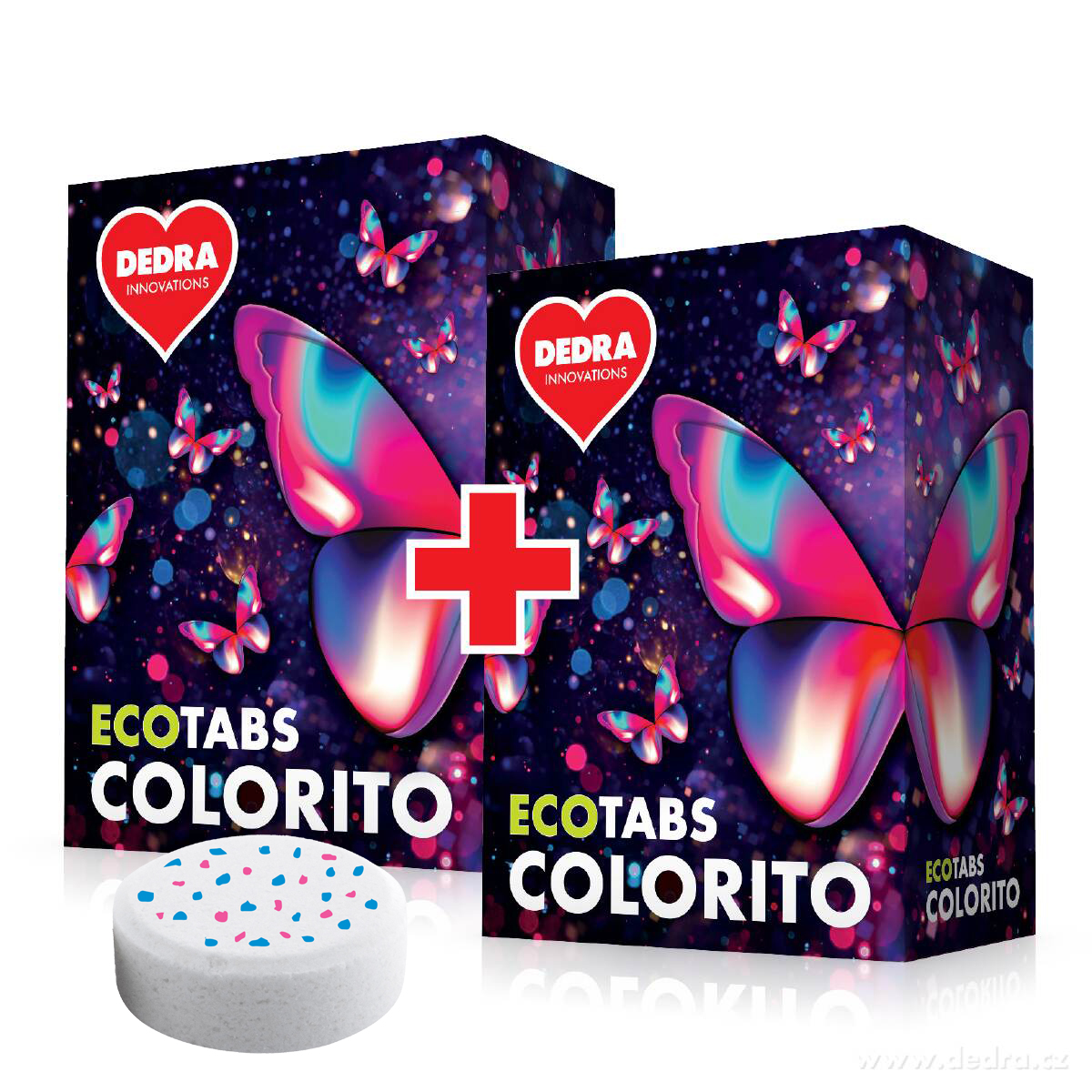 2× COLORITO | Tablety na barevné prádlo | šetrné k barvám & enzymy | ECOTABS | 52 praní 52 praní