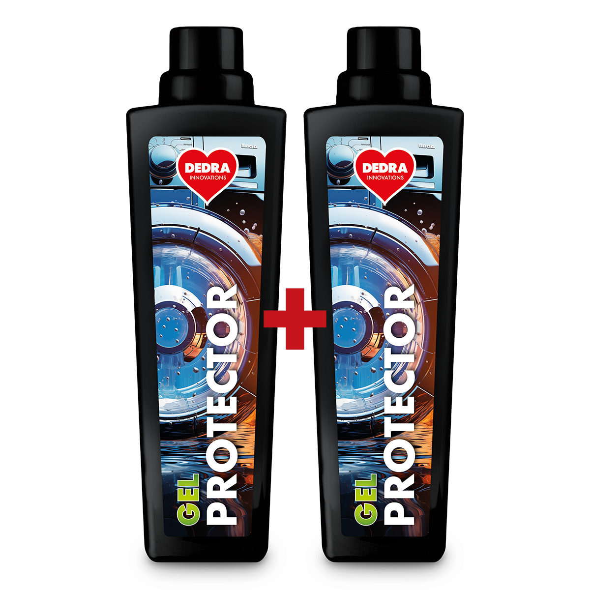 2× PROTECTOR GEL | změkčovač vody pro ochranu pračky proti vodnímu kameni 2× 750 ml