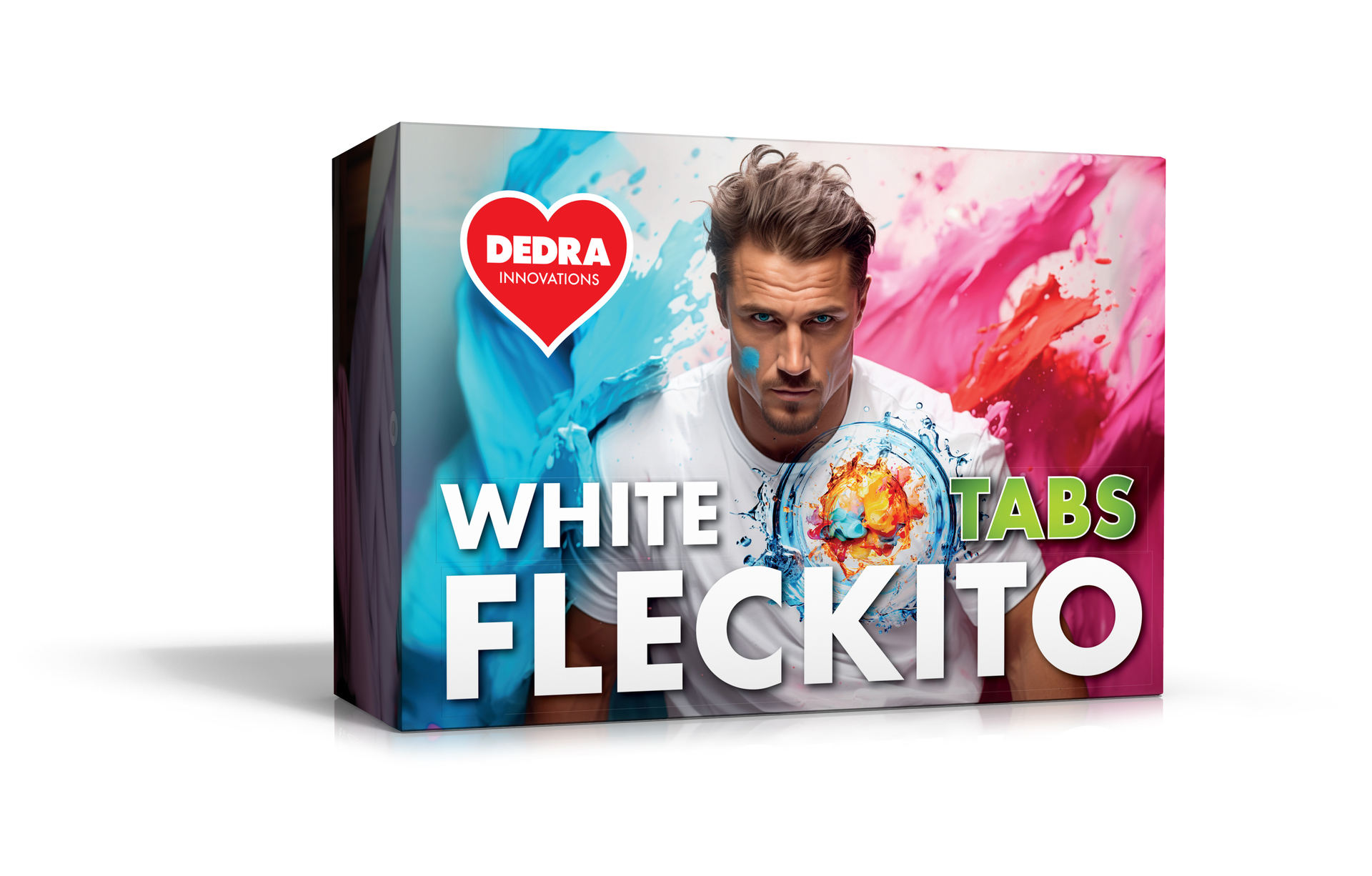 FLECKITO tablety na škvrny pre žiarivo bielu bielizeň