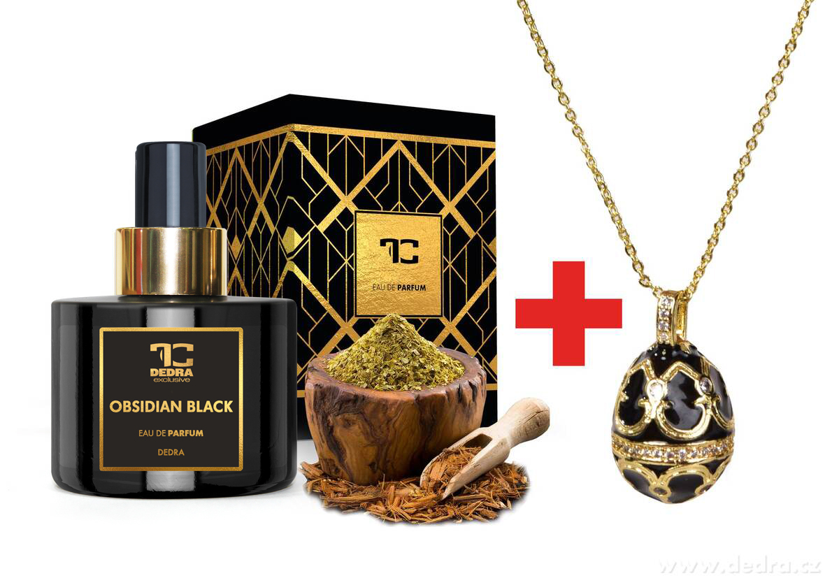 OBSIDIAN BLACK | Eau de Parfum  + náhrdelník ZDARMA | 100 ml