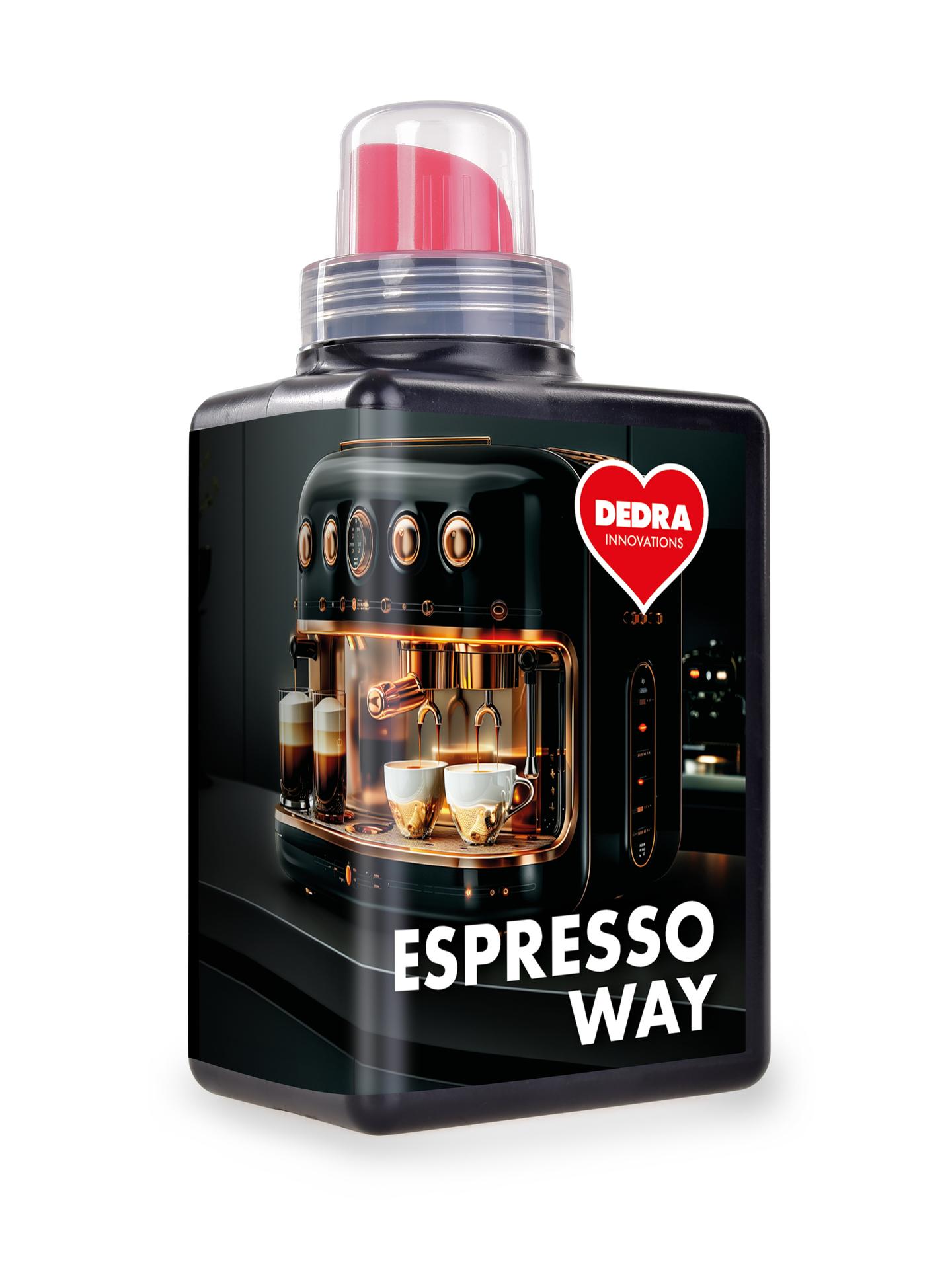 ESPRESSO WAY tekutý odvápňovač pre všetky typy kávovarov