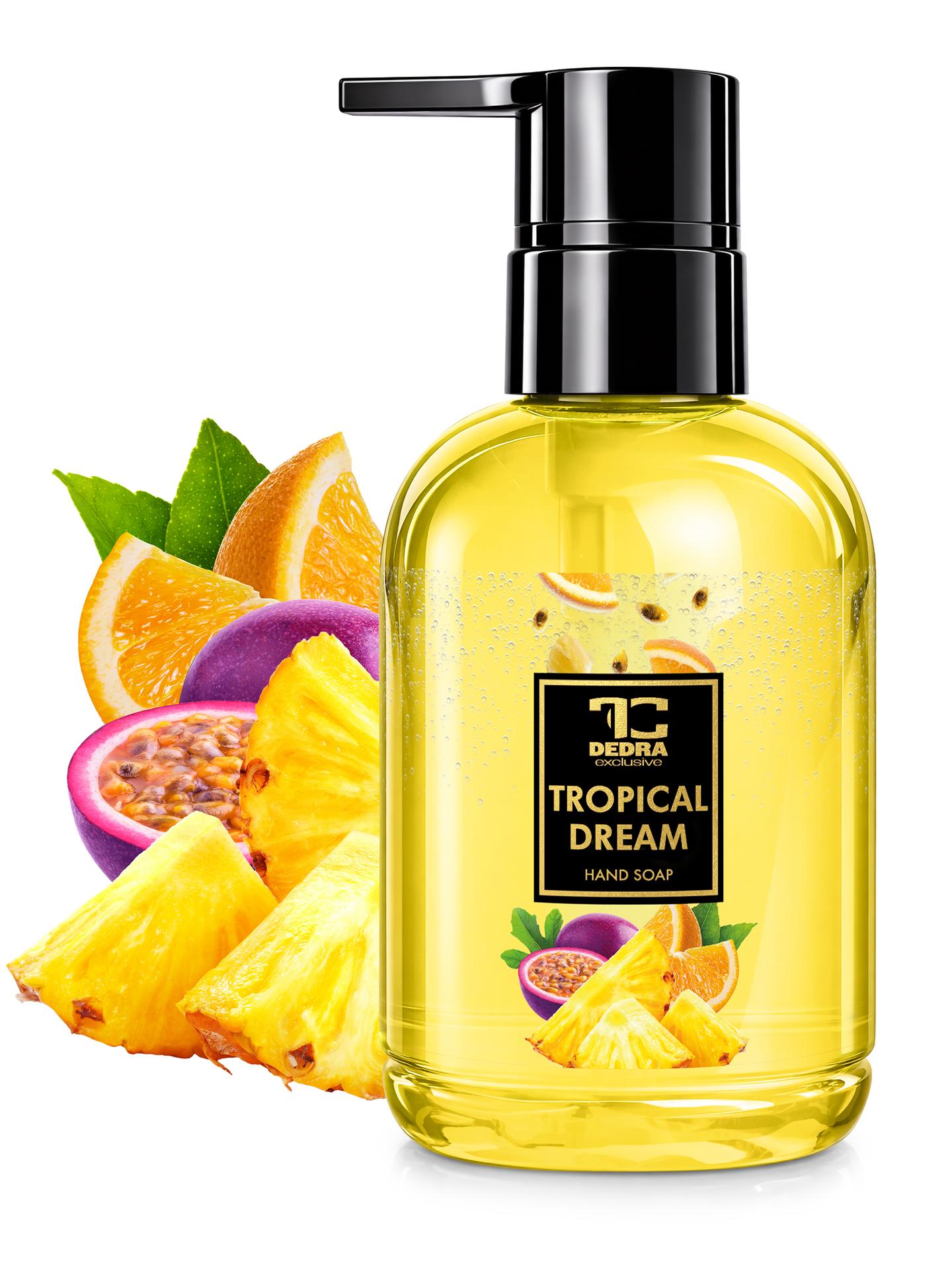 Levně TROPICAL DREAM | šetrné tekuté mýdlo s glycerinem | 310 ml | FRUITY EDITION