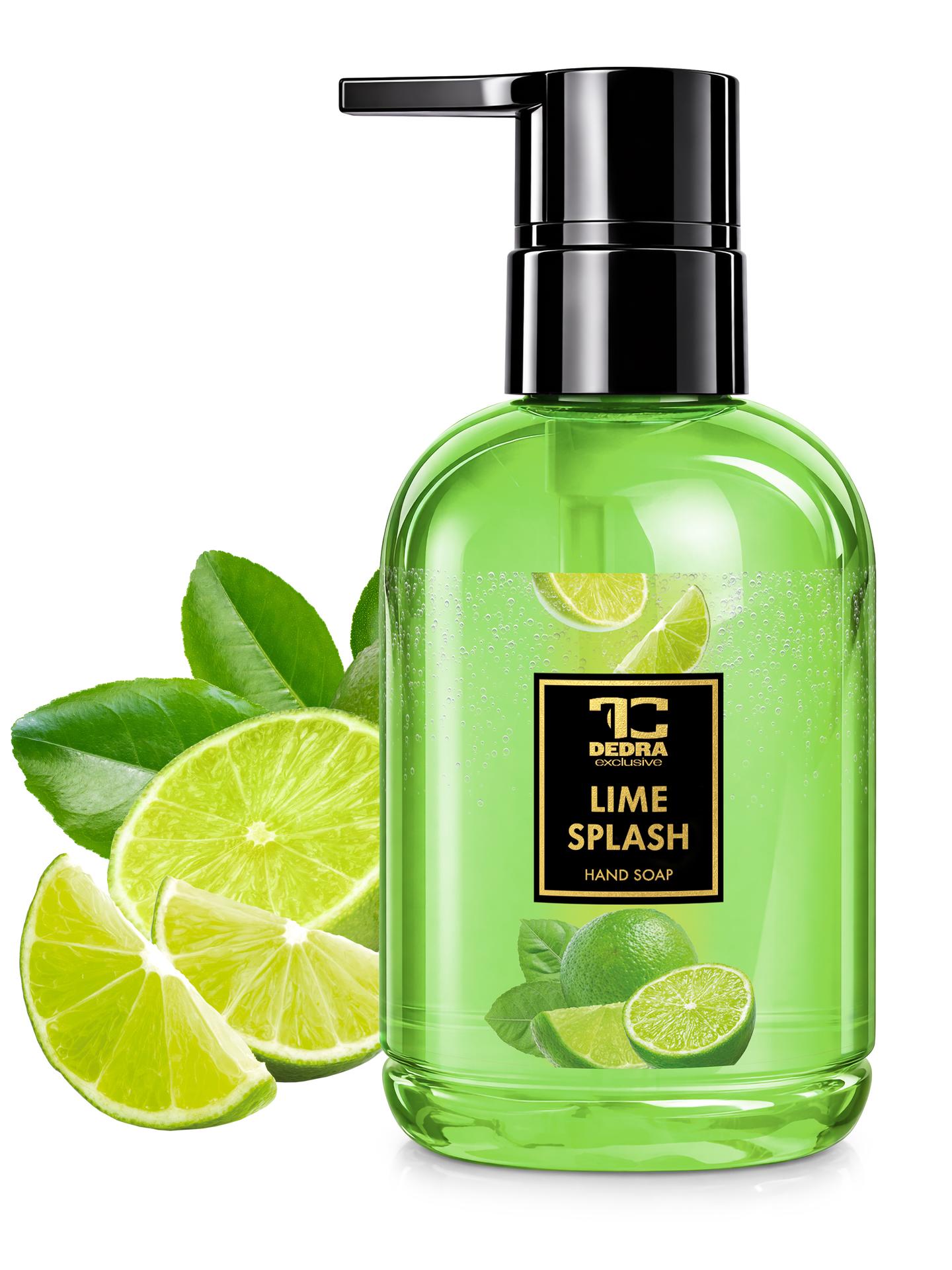 Levně LIME SPLASH | šetrné tekuté mýdlo s glycerinem | 310 ml | FRUITY EDITION