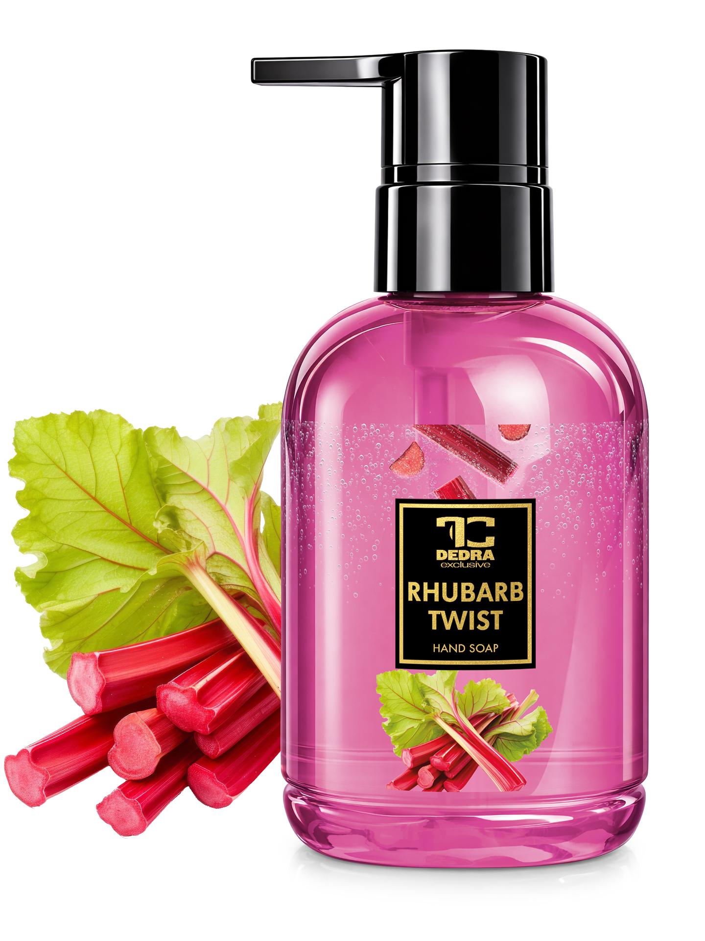 Levně RHUBARB TWIST | šetrné tekuté mýdlo s glycerinem | 310 ml | FRUITY EDITION
