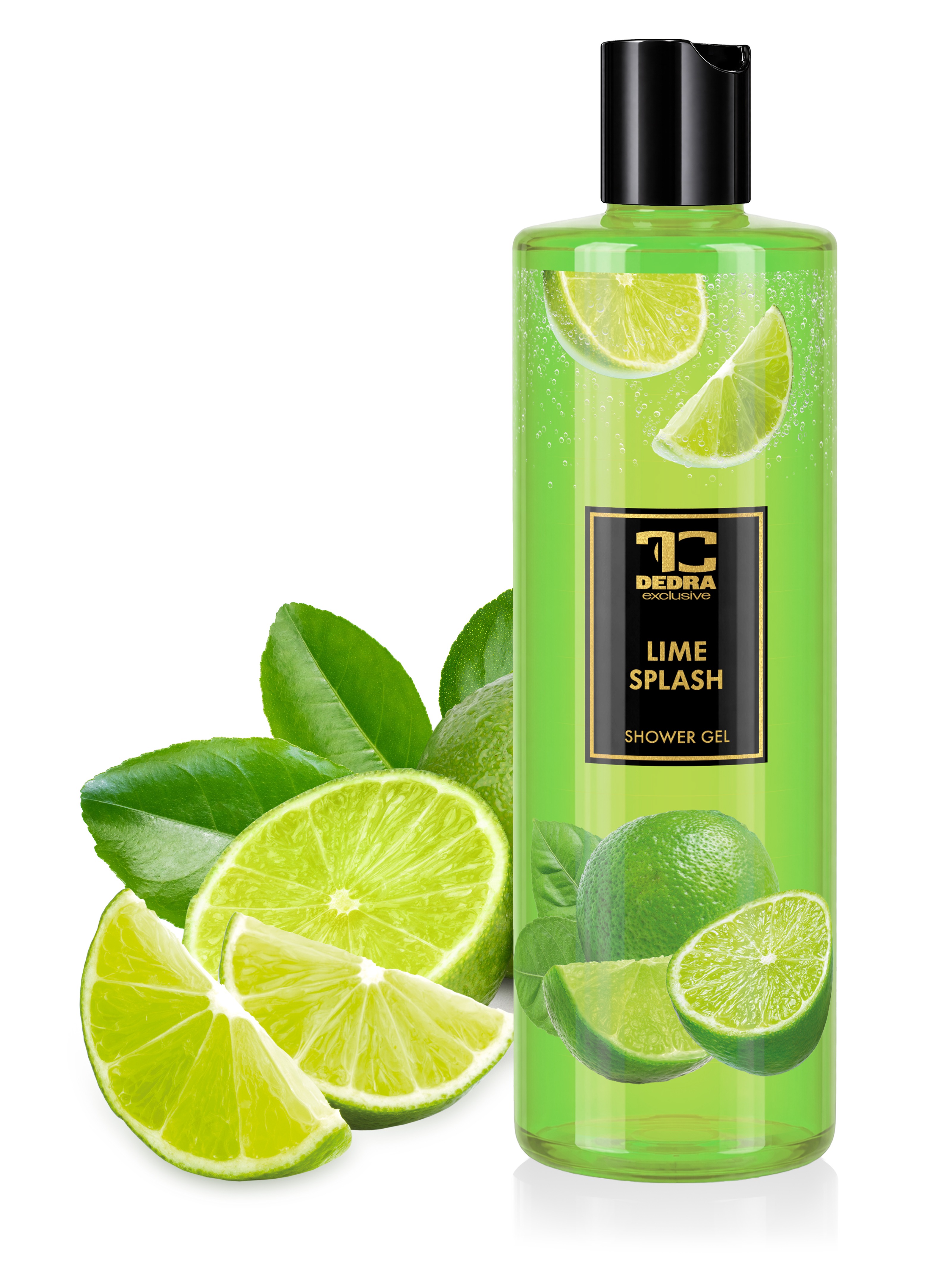 Levně LIME SPLASH | šetrný sprchový gel s glycerinem | 420 ml | FRUITY EDITION