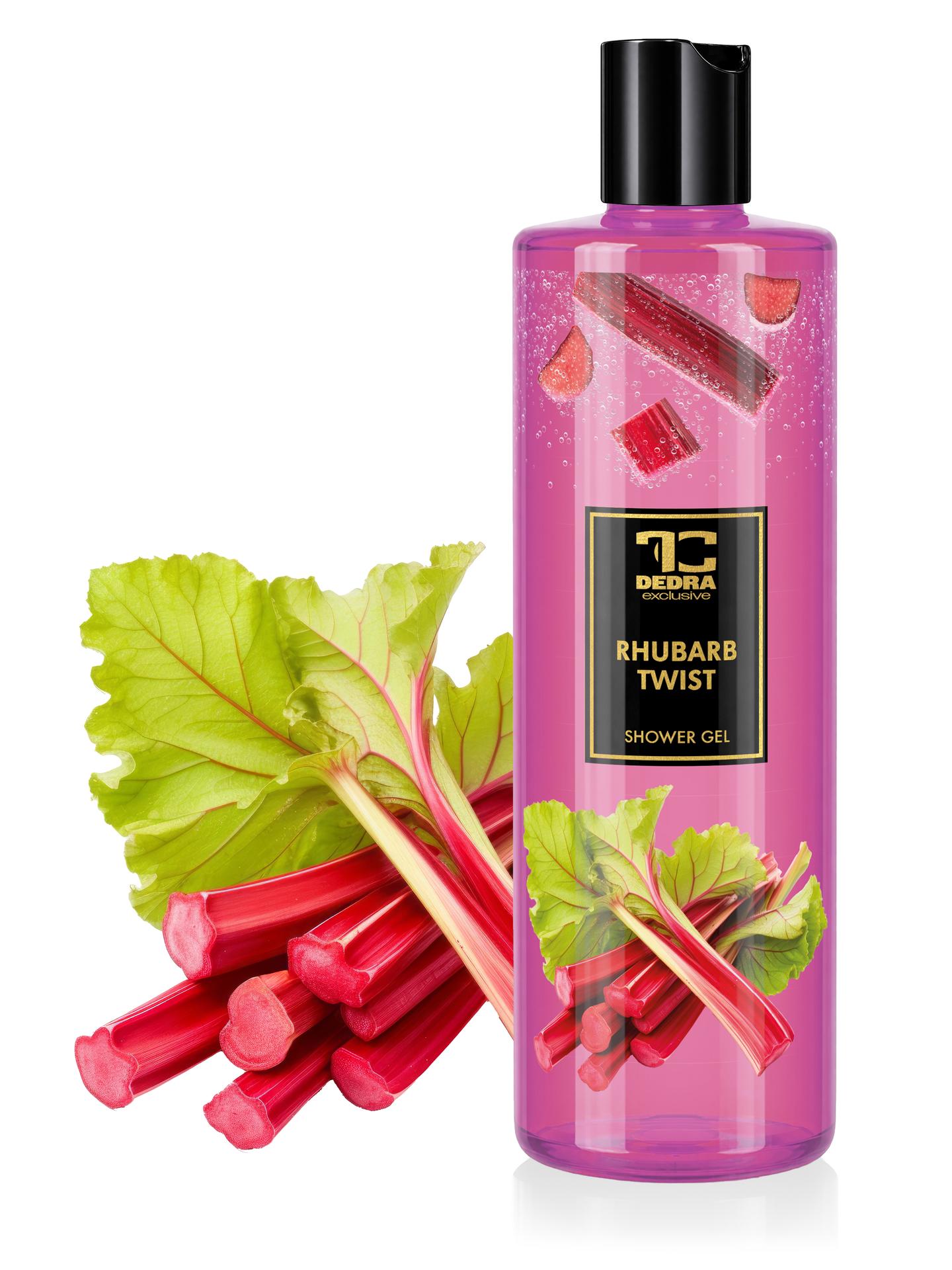 Levně RHUBARB TWIST | šetrný sprchový gel s glycerinem | 420 ml | FRUITY EDITION