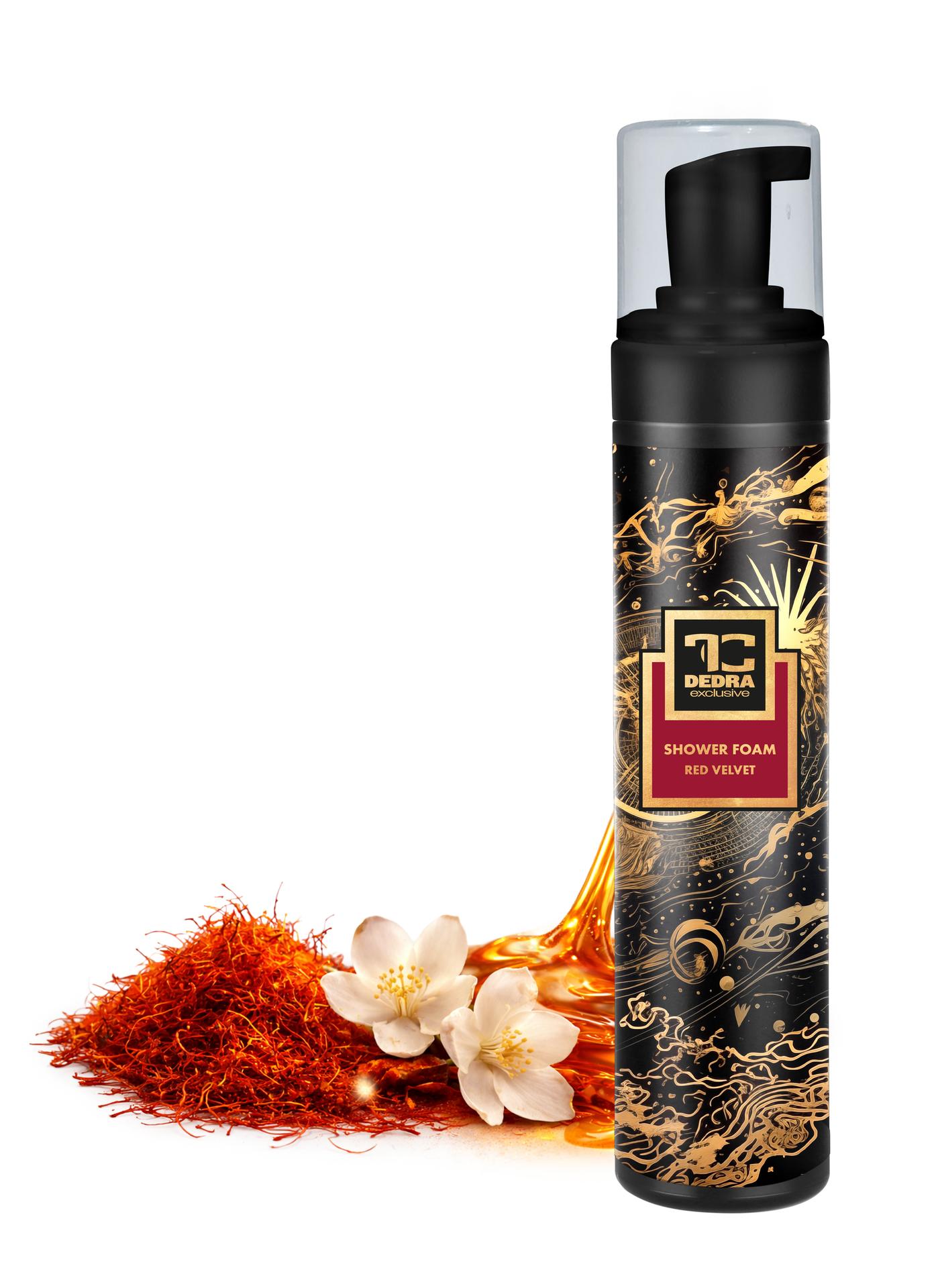 RED VELVET | sprchová pěna na mytí těla | jemná & šetrná péče | 250 ml