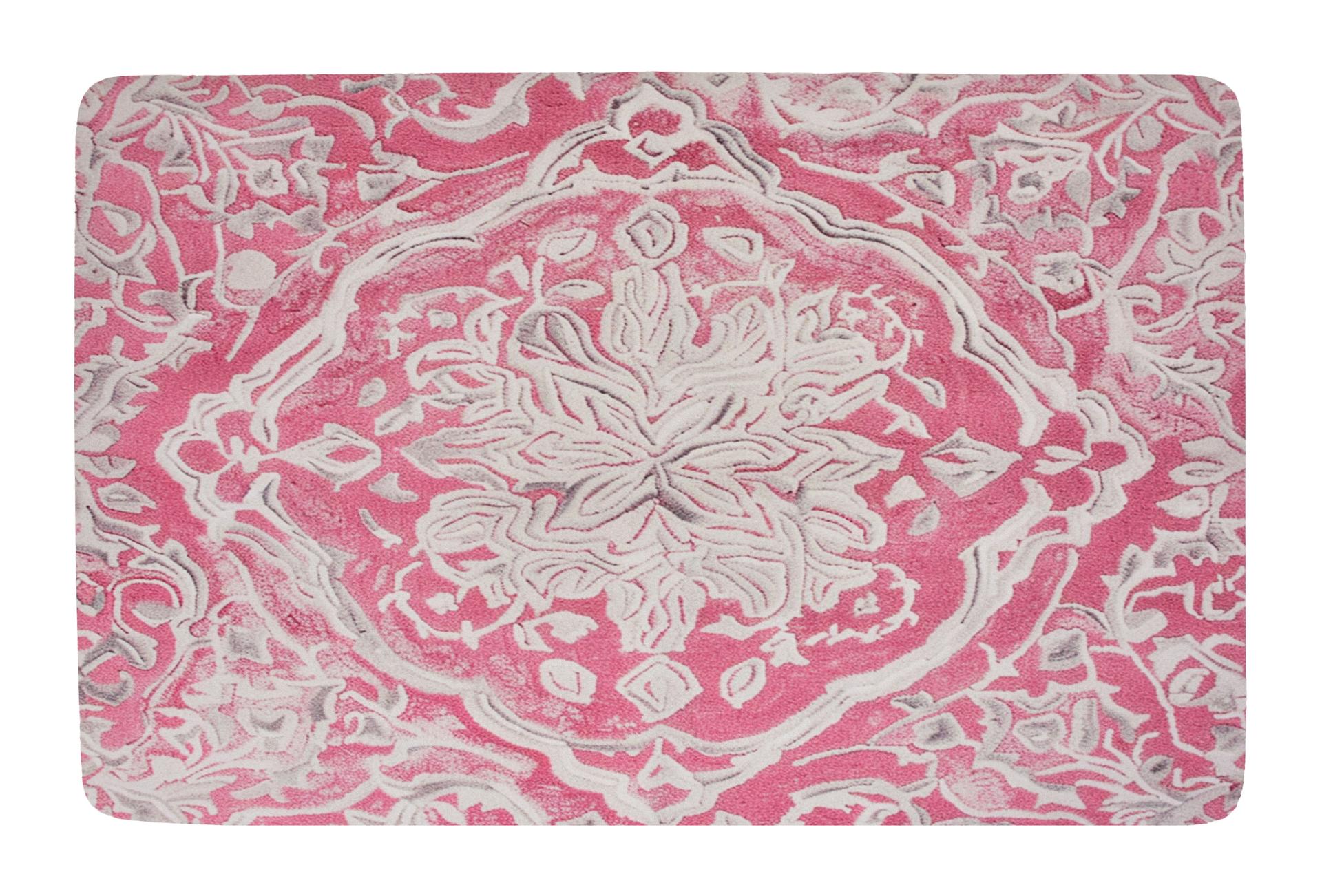 SPA | ULTRACHONNY dywanik diatomitowy | szybkoschncy & antypolizgowy | 80  50 cm | pink ornament