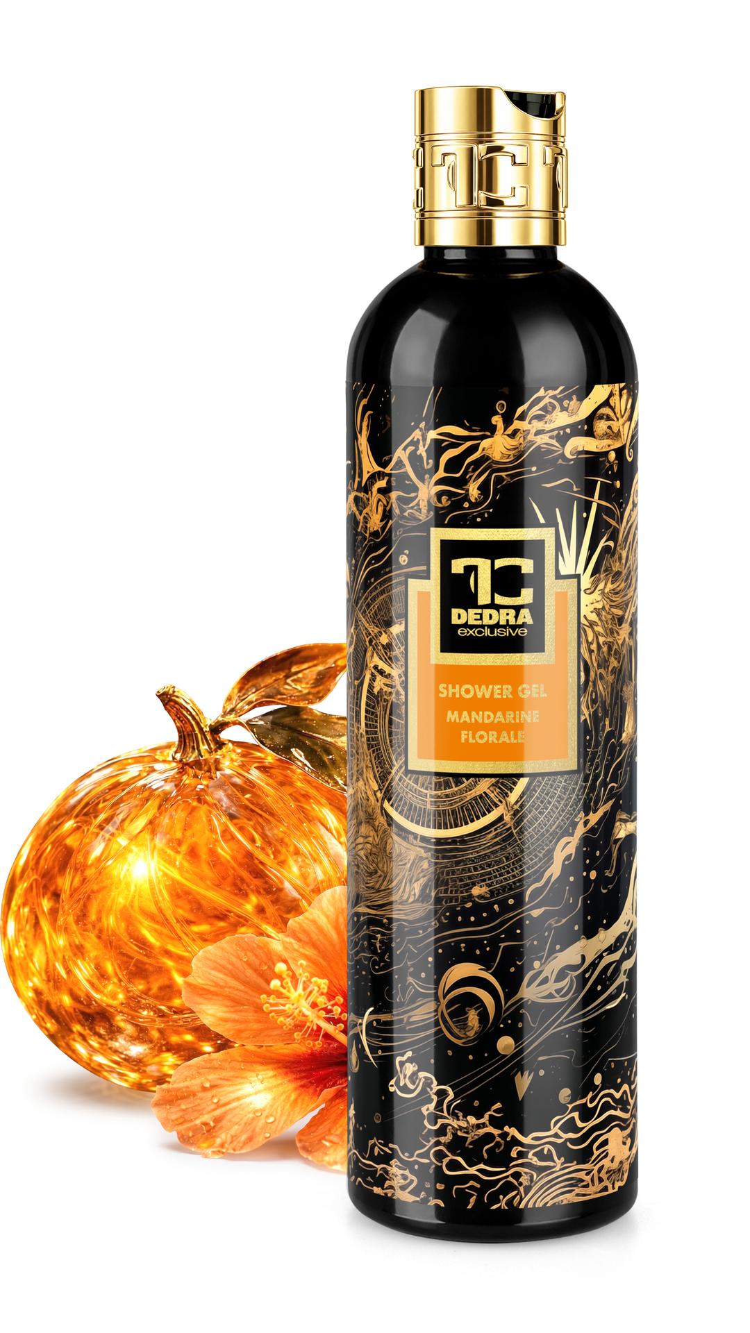 MANDARINE FLORALE | exkluzivní šetrný sprchový gel s glycerinem & Aloe vera | 320 ml | FC DEDRA exclusive