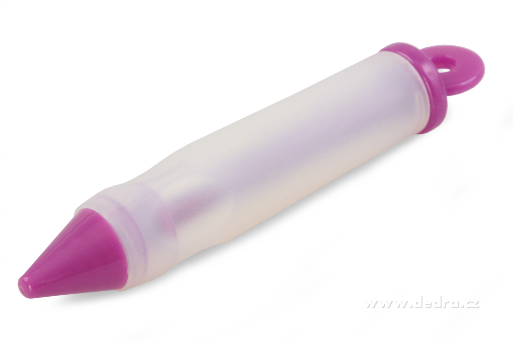 DA6826-CONTOUR PEN cukrárske zdobítko purpurovej s úzkym hrdlom
