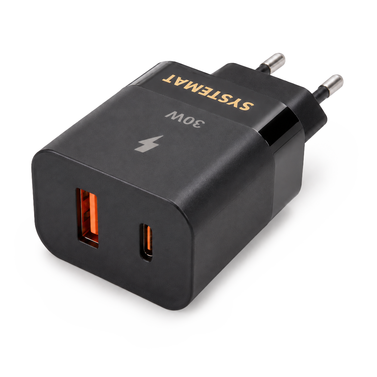 SYSTEMAT | Podw�jna �adowarka do szybkiego �adowania USB-A + USB-C | 30 W