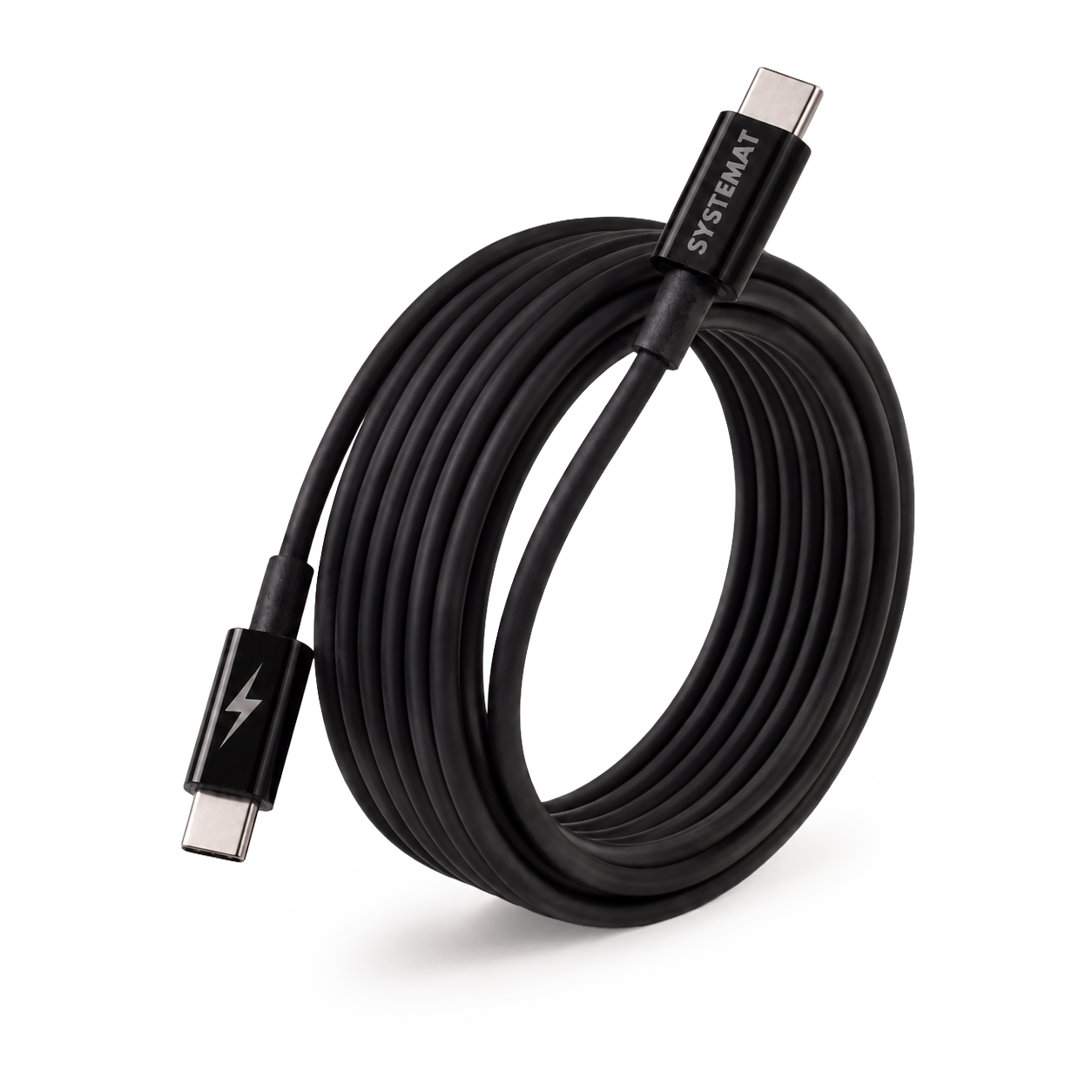 SYSTEMAT | Wysokiej jako�ci kabel szybkiego �adowania | USB-C / USB-C | do szybkiego �adowania i przesy�ania danych | 2 m