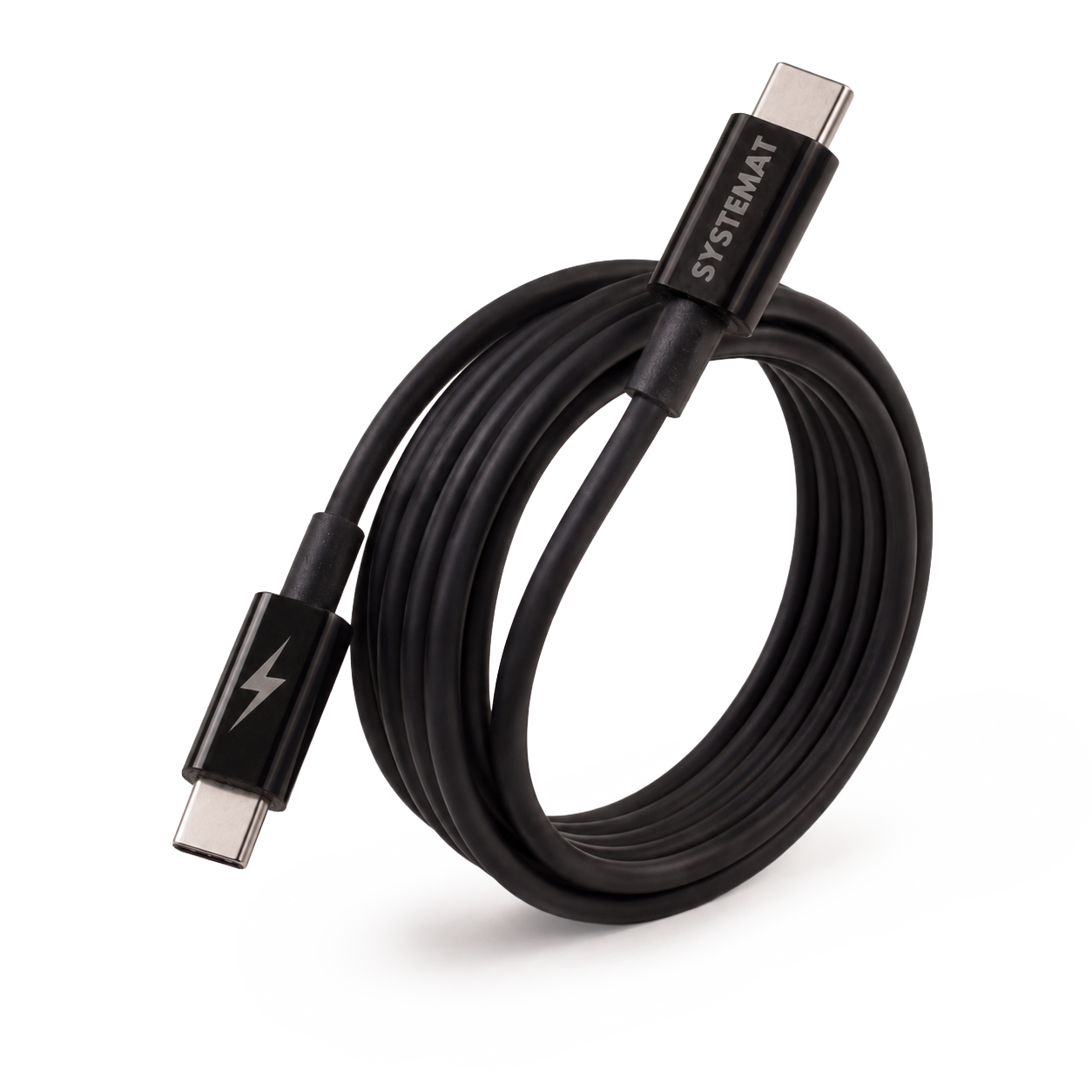 SYSTEMAT | Wysokiej jako�ci kabel szybkiego �adowania | USB-C / USB-C | do szybkiego �adowania i przesy�ania danych | 1 m