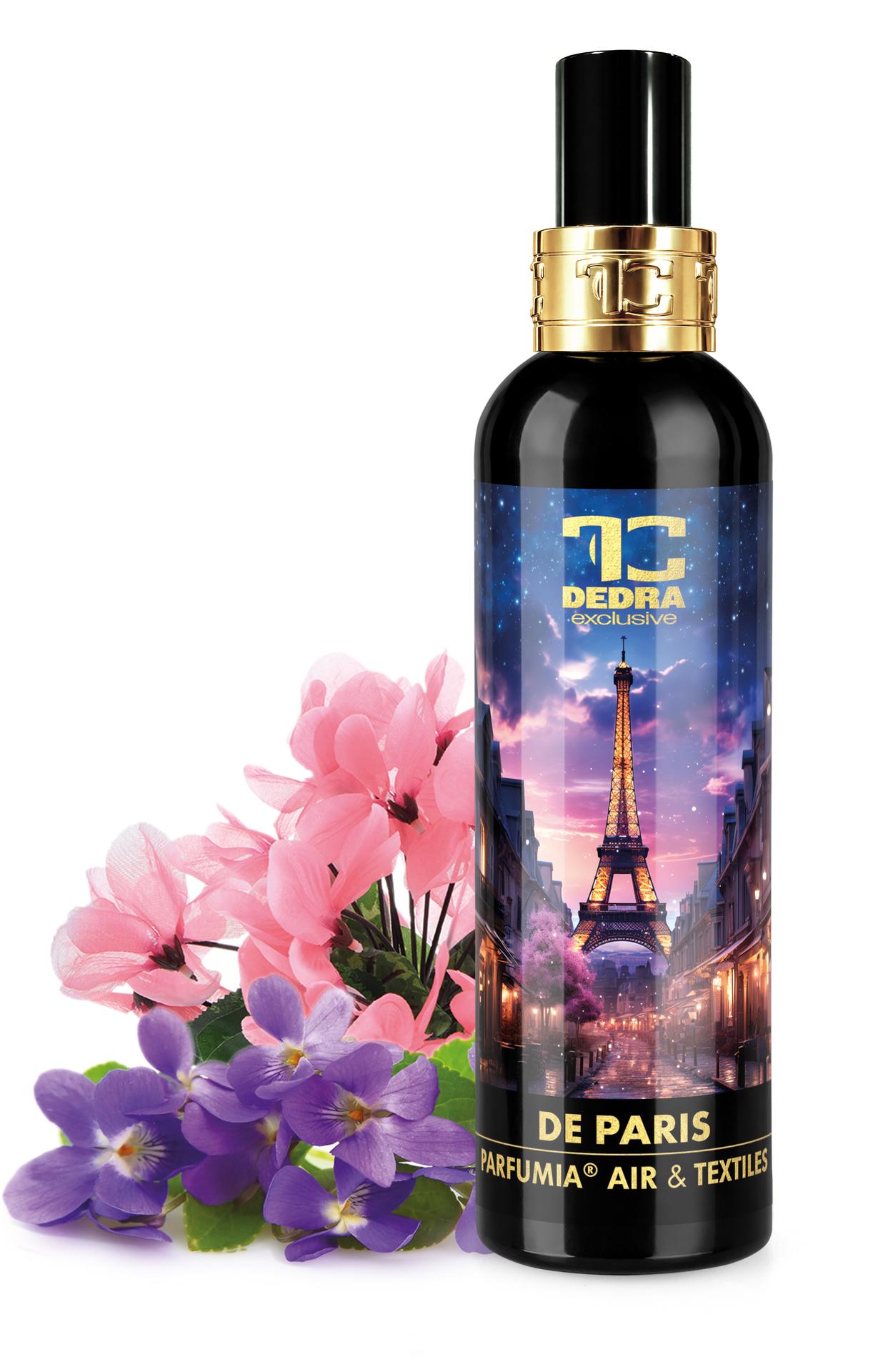 Levně DE PARIS | Osvěžovač vzduchu & textilií | luxusní parfémový sprej | 200 ml