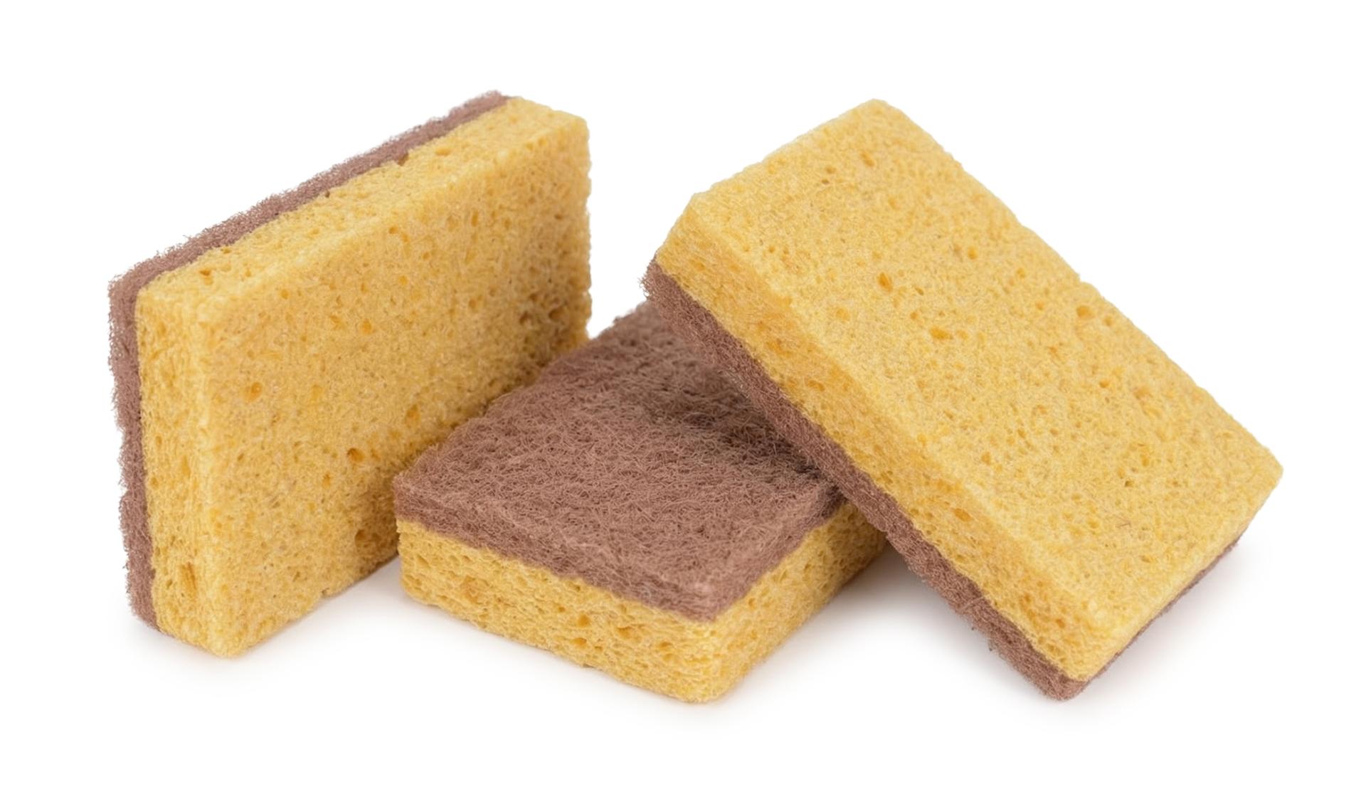 2+1 GRATIS | COCO CELL | G�bka z delikatnej celulozy z naturaln� warstw� kokosow� | 3 sztuki