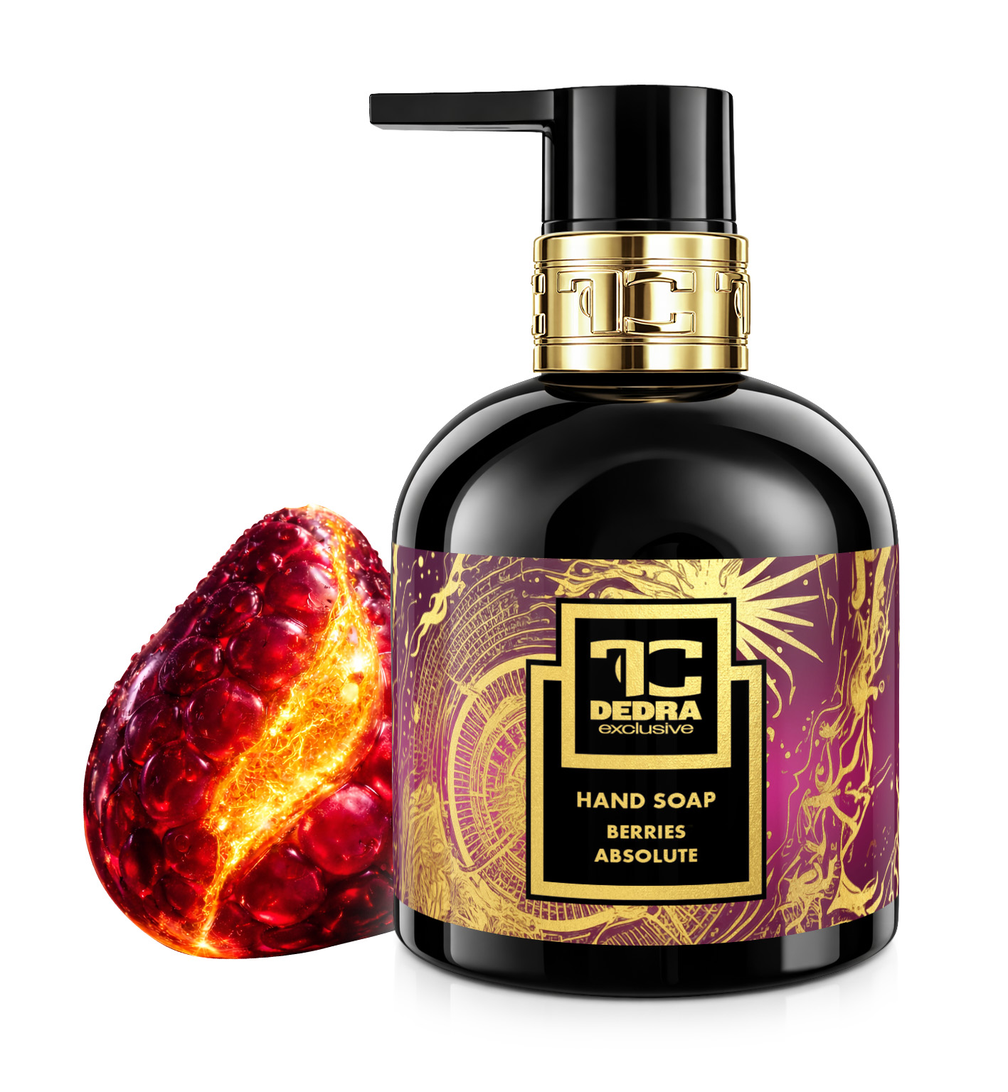 BERRIES ABSOLUTE | ekskluzywne łagodne mydło w płynie z gliceryną & Aloe vera | 320 ml