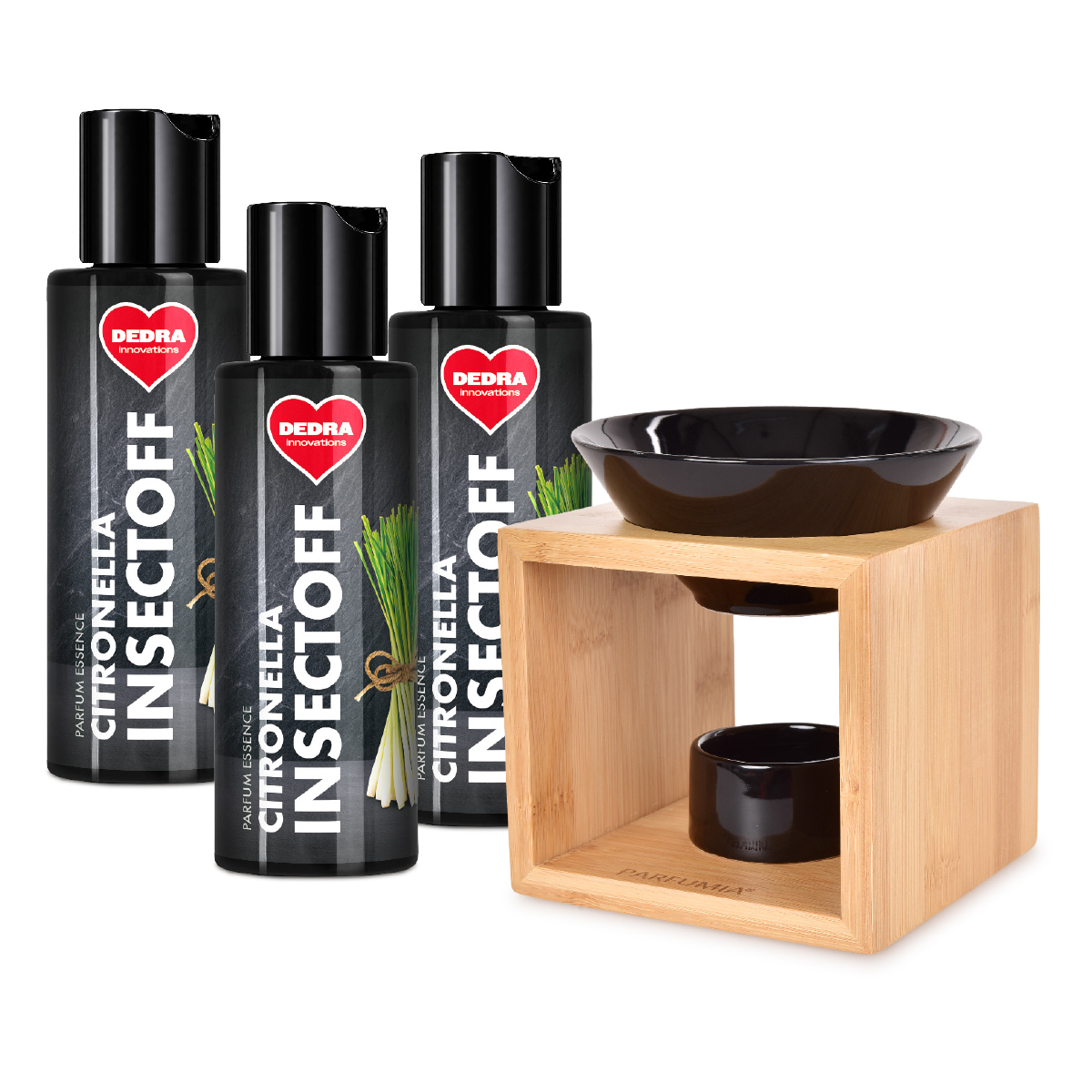 CITRONELLA 3+1 GRATIS | 3� esencja zapachowa citronella & 1� ceramiczna aromalampa