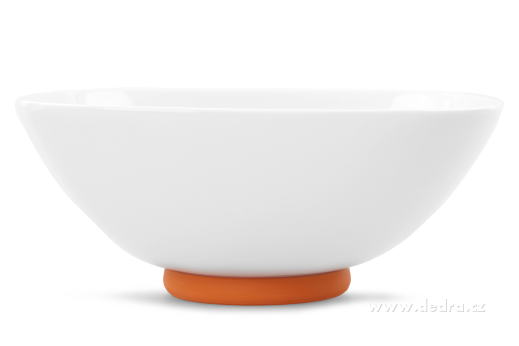 DA69713-Porcelánová misa "XXL 2600 ml, oranžová porcelán / silikon