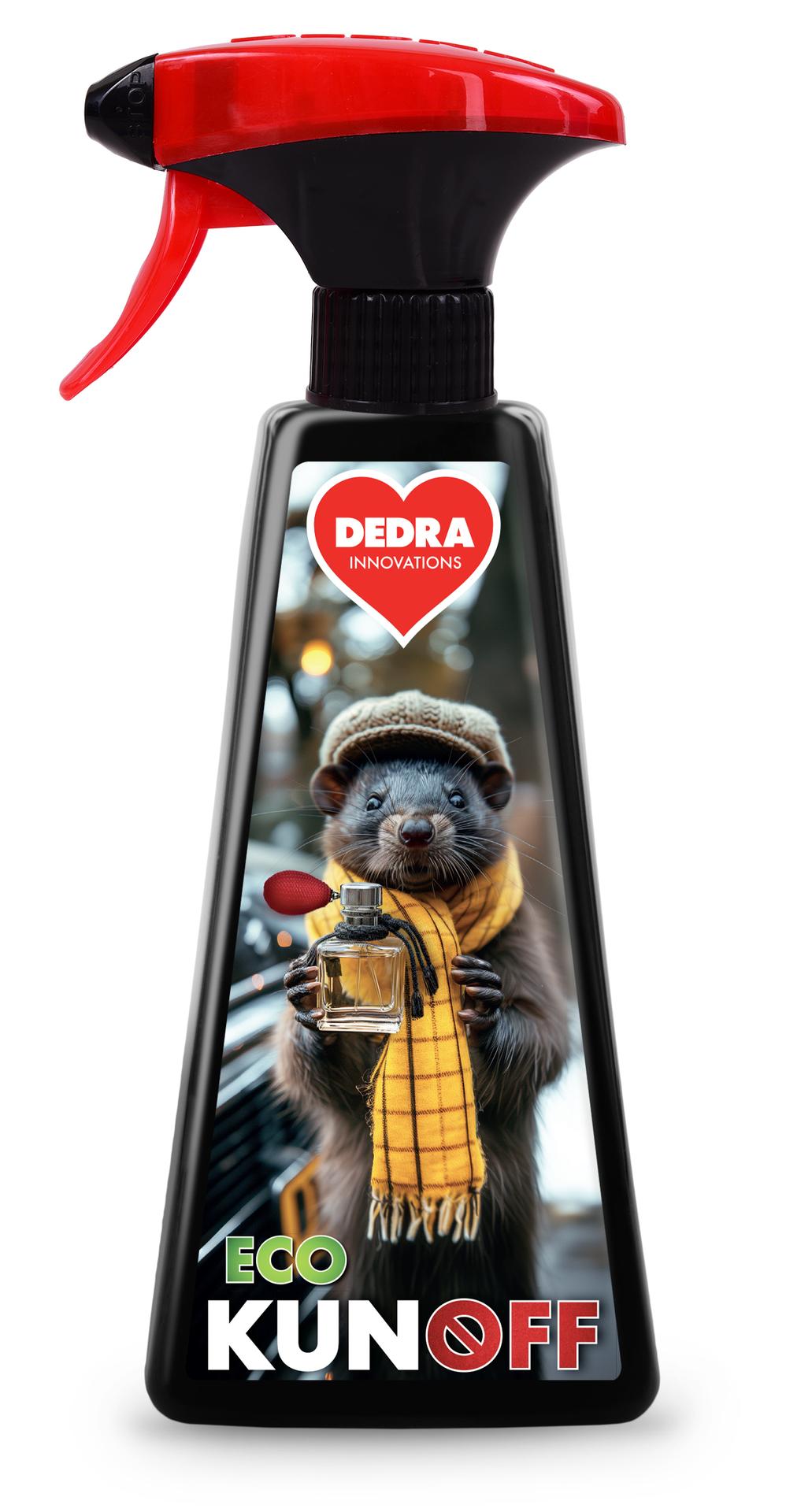 KUNOFF | Naturalny odstraszacz kun z geraniolem | skuteczna ochrona silnika & podwozia | 500 ml