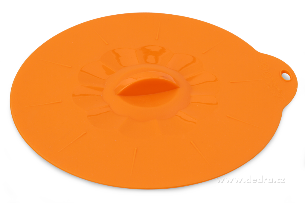 DA74983-FCUCPOKLICE 21 cm silikónová pokrievka oranžová