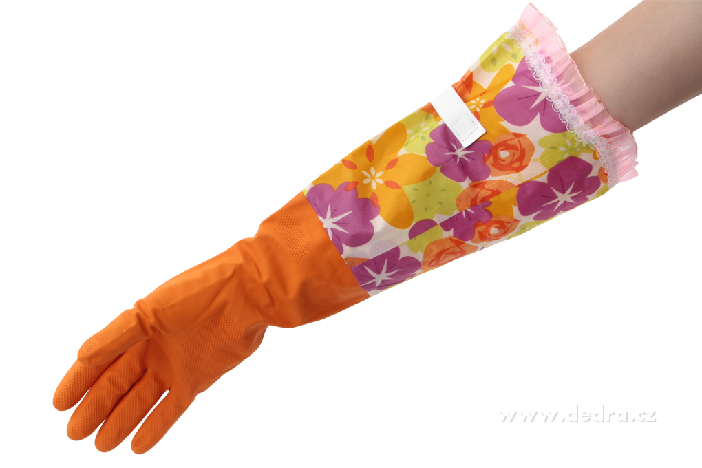 DA7508-FUNNY dlhé upratovacie rukavice