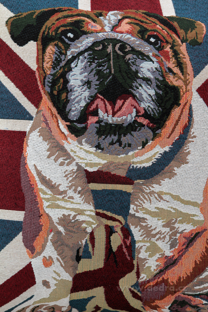 FC8345-Gobelíny poťah na vankúš obojstranný London Dog
