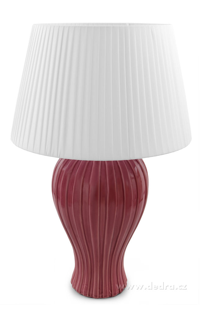 FC83523-BELL XXL stolná lampa ružovofialová výška 62 cm