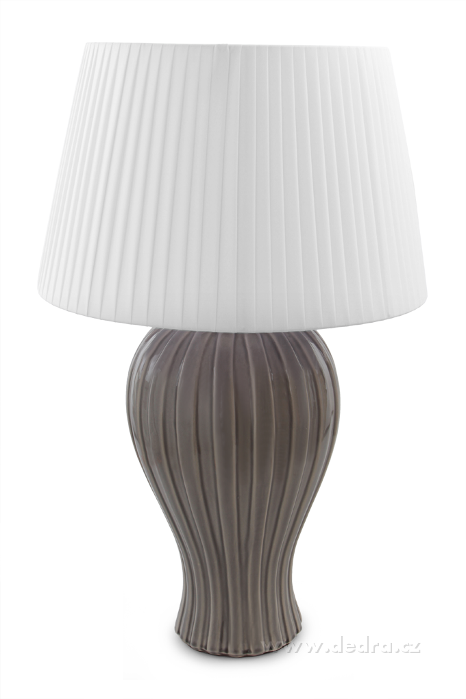 BELL XXL stolná lampa šedá - výška 62 cm