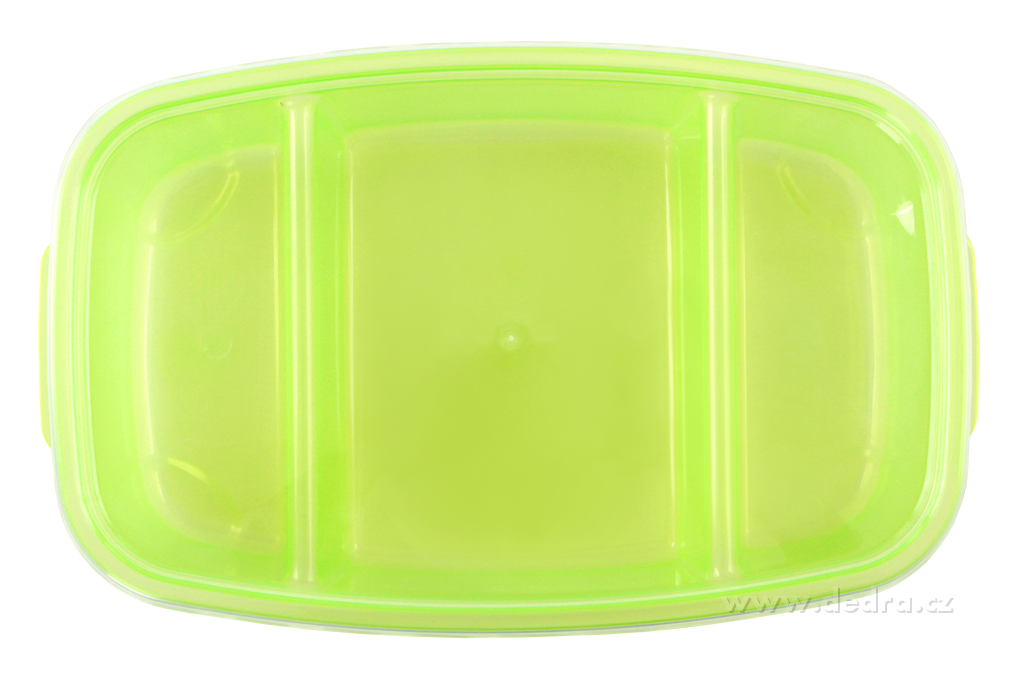 DA83601-Triobox zelený dóza na potraviny 800 + 300 + 300 ml