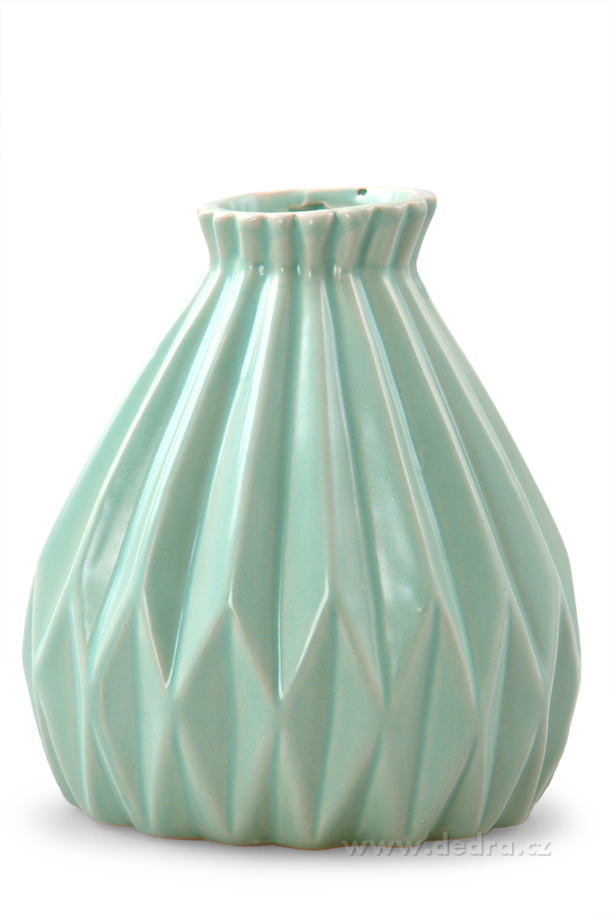 Dekorativní váza, keramická reliéfní